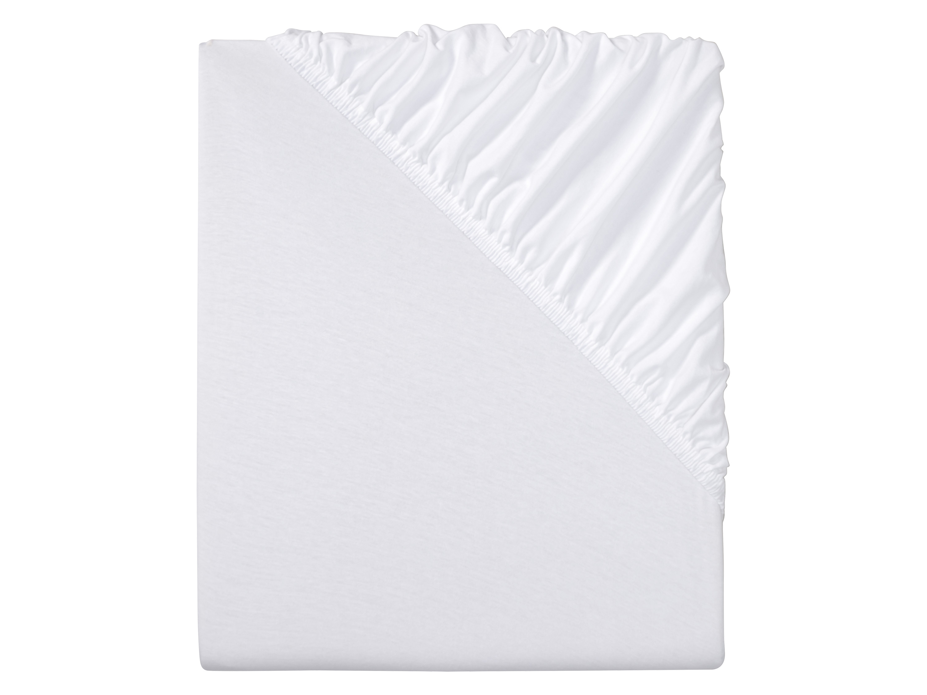 Livarno home Prześcieradło z dżerseju z gumką, 140-160 x 200 cm Biały