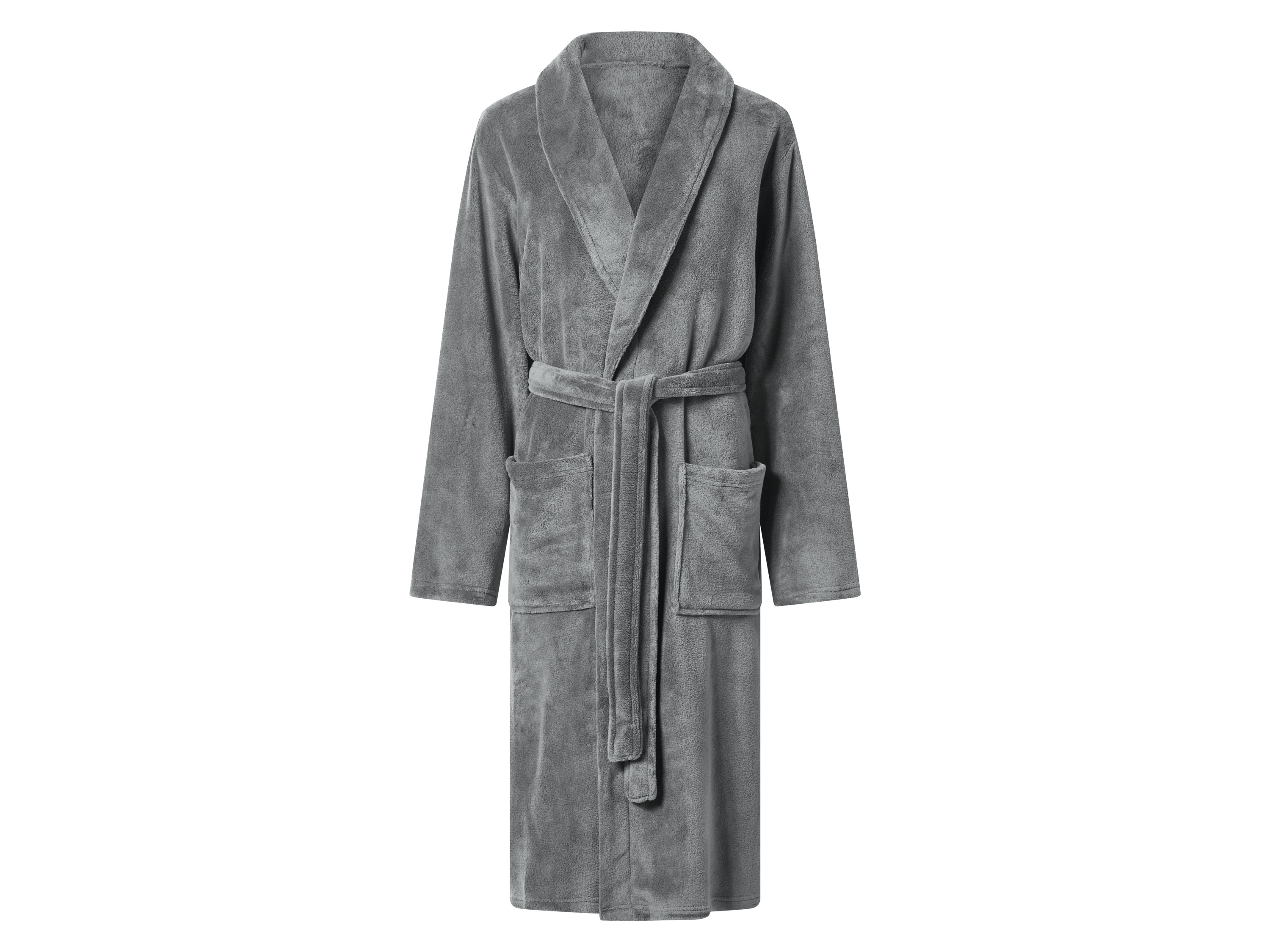 Livarno Szlafrok damski lub męski Szary, L