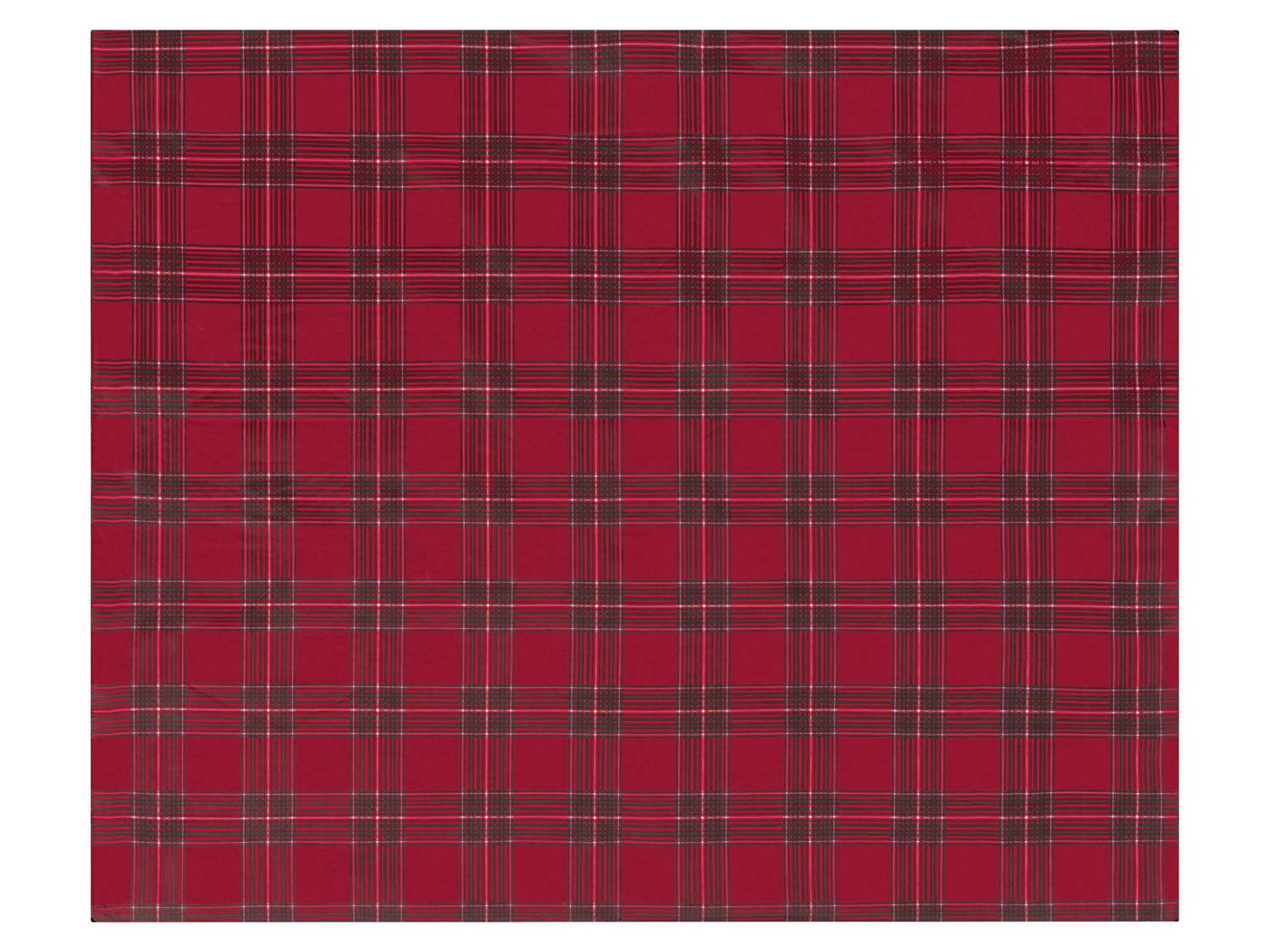 Livarno home Obrus 130 x 160 cm, 1 sztuka Czerwony/kratka, Prostokątny