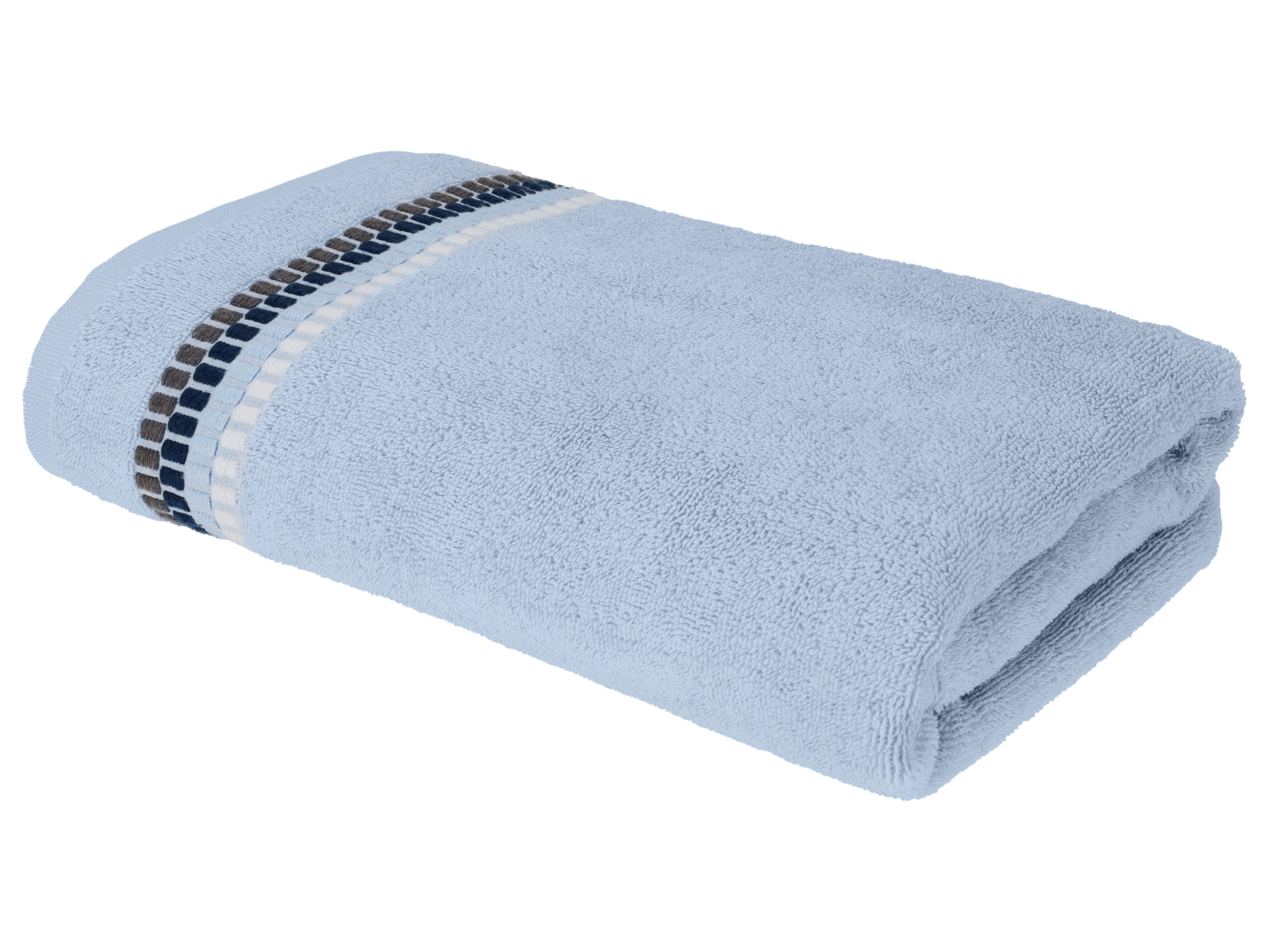 Livarno Ręcznik kąpielowy frotté, 70 x 140 cm Jasnoniebieski