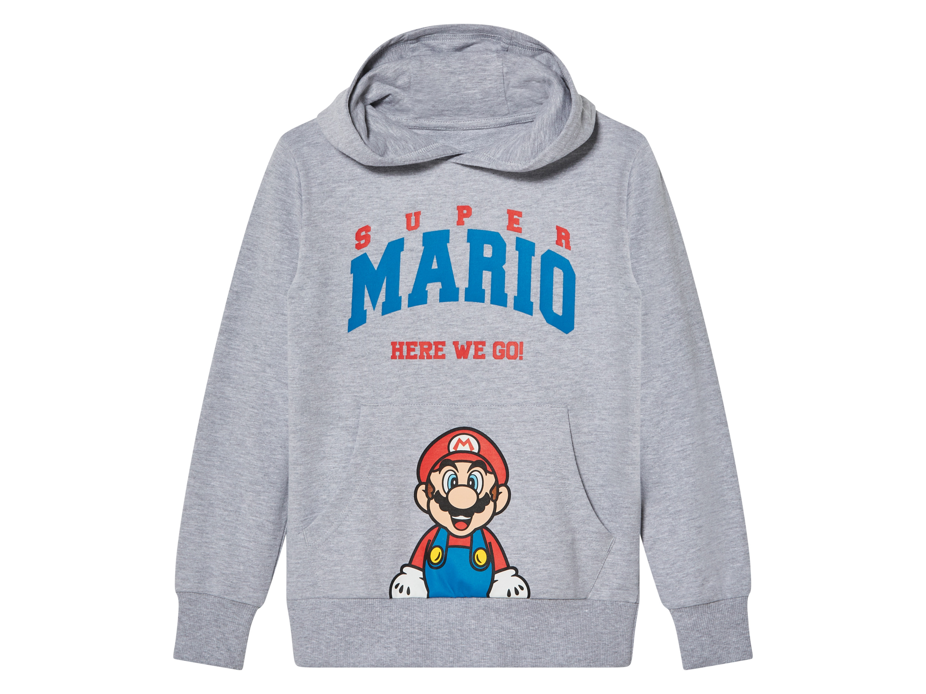 Bluza młodzieżowa z kapturem Super Mario, 122/128