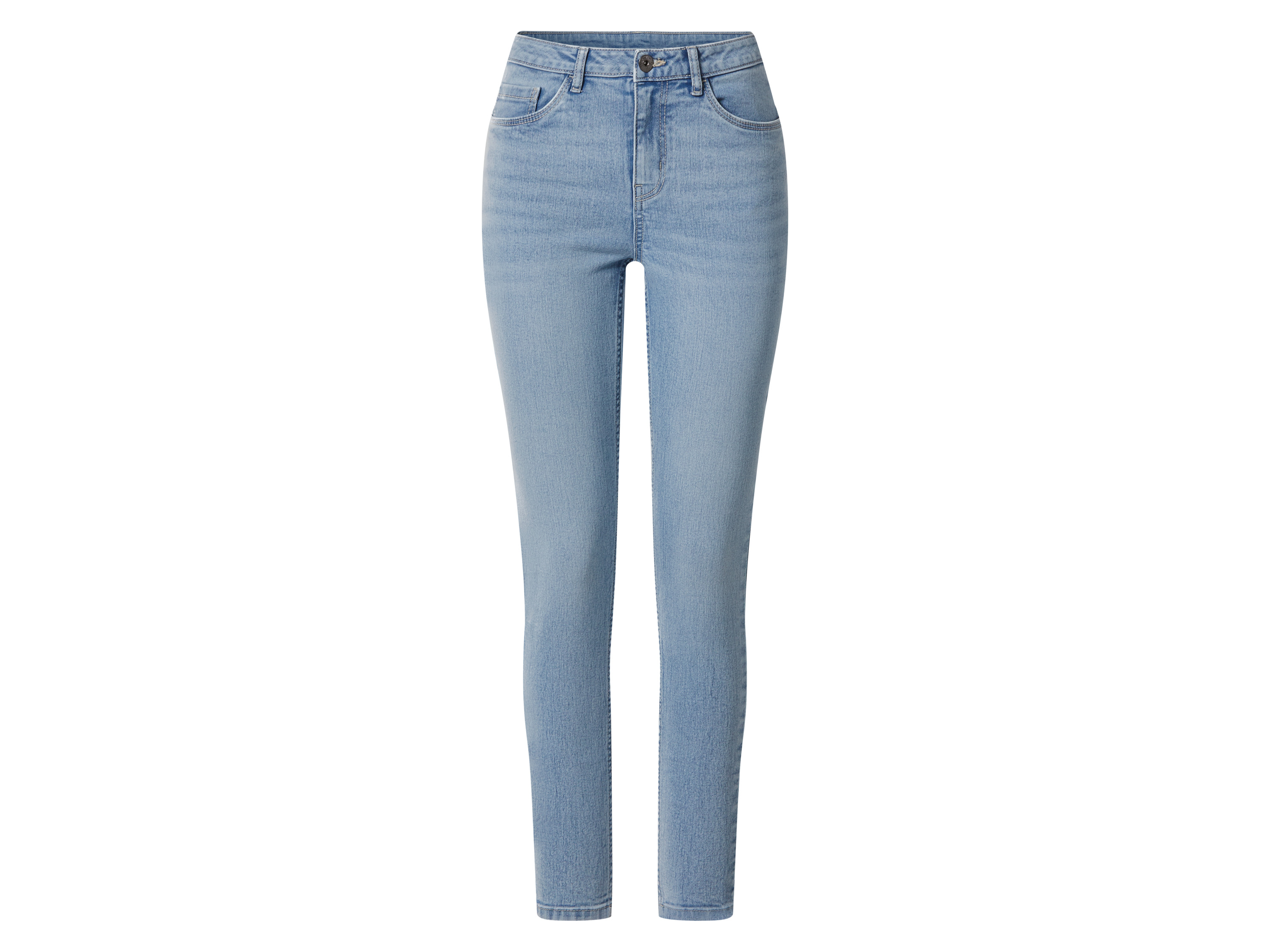 esmara Jeansy skinny fit damskie Niebieski, 34