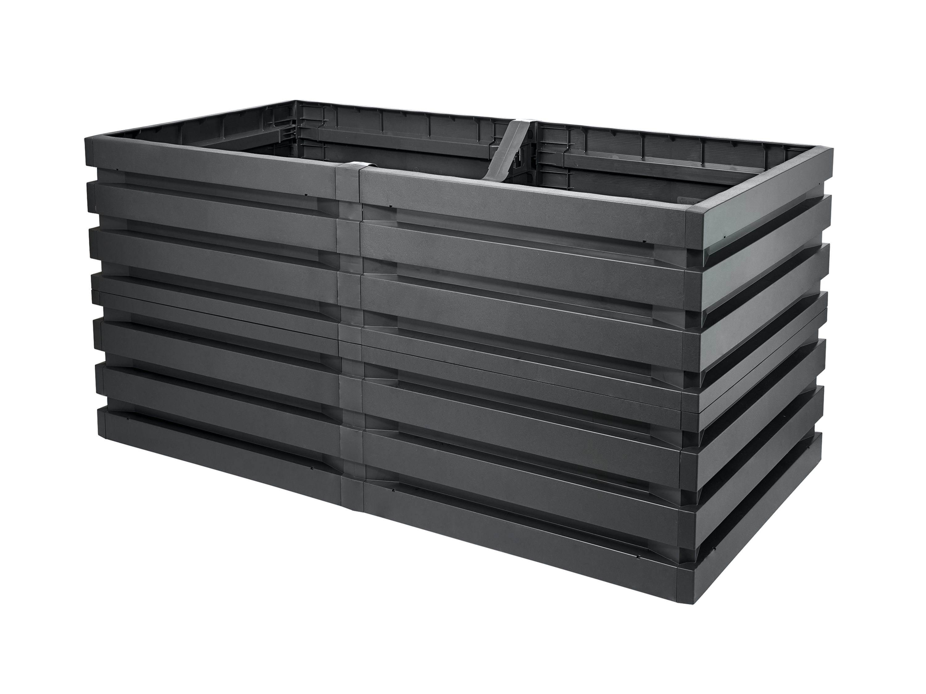 Garantia Skyline Donica podwyższona L 161 x 80 x 75 cm, grafitowa szarość