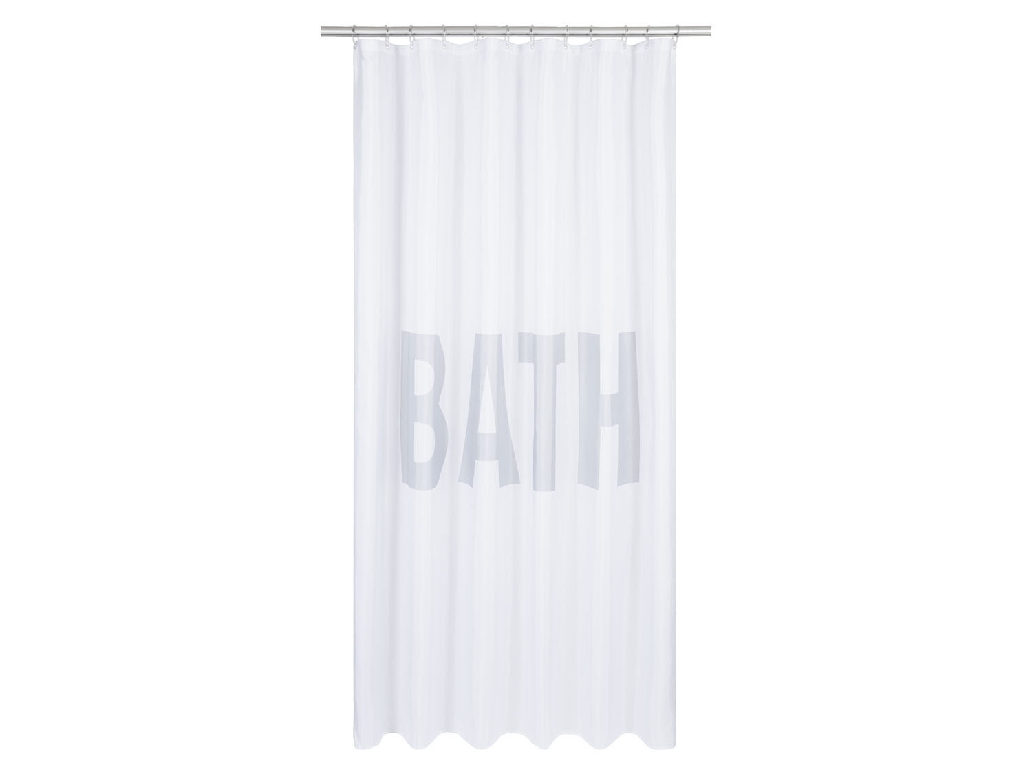 Livarno home Zasłona prysznicowa 180 x 200 cm Napis Bath