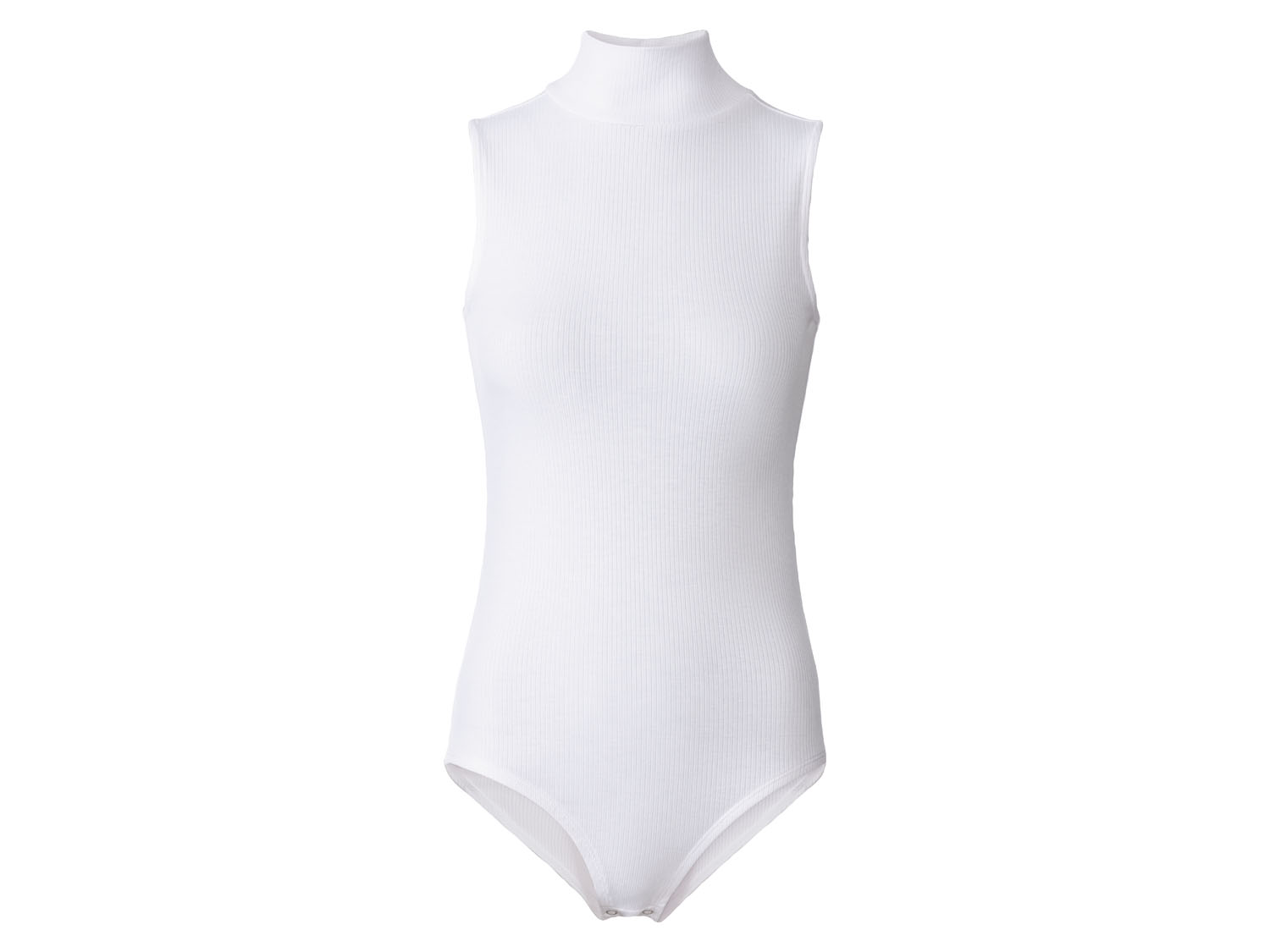 esmara Body damskie z tkaniny o strukturze żeberkowej, 1 sztuka S 36/38, Kremowy