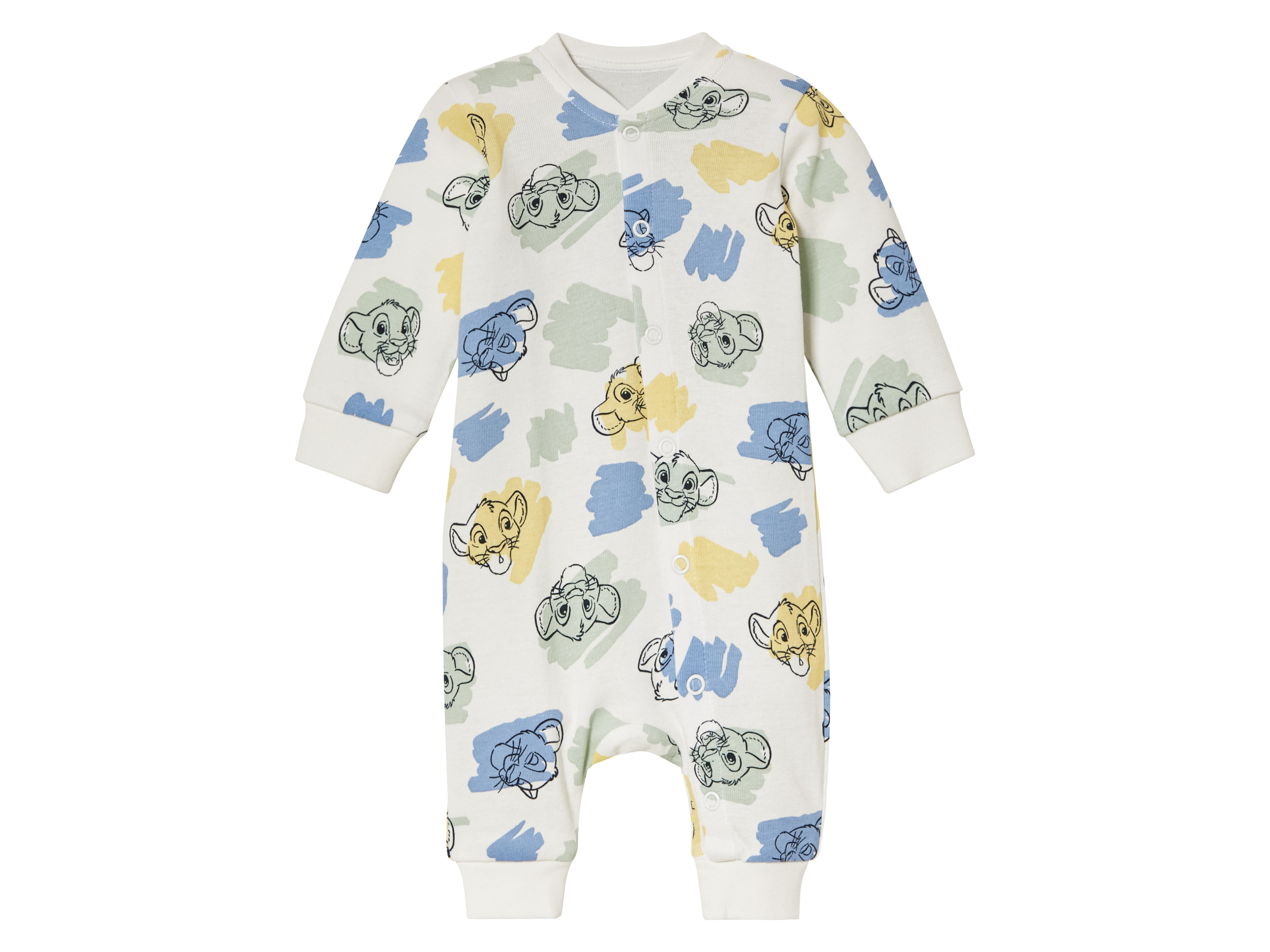 Pajacyk niemowlęcy z bawełny organicznej Disney Król Lew, 86/92