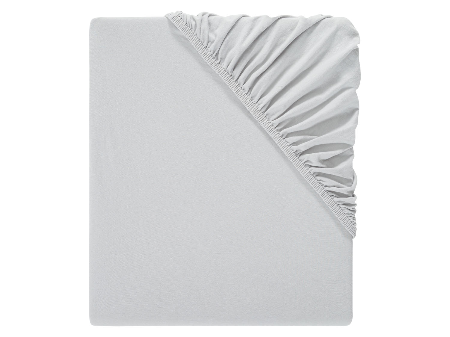 Livarno home Prześcieradło z dżerseju z gumką, 140-160 x 200 cm Szary