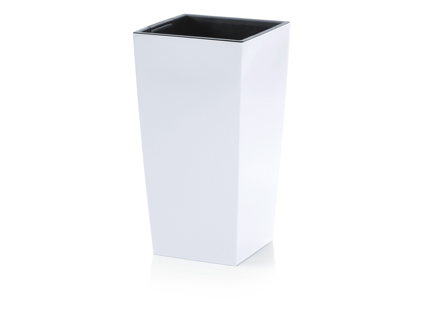 Prosperplast Donica Urbi Square, z wyjmowanym wkładem Biały, 33 x 61 x 33 cm szer. x wys. x gł.