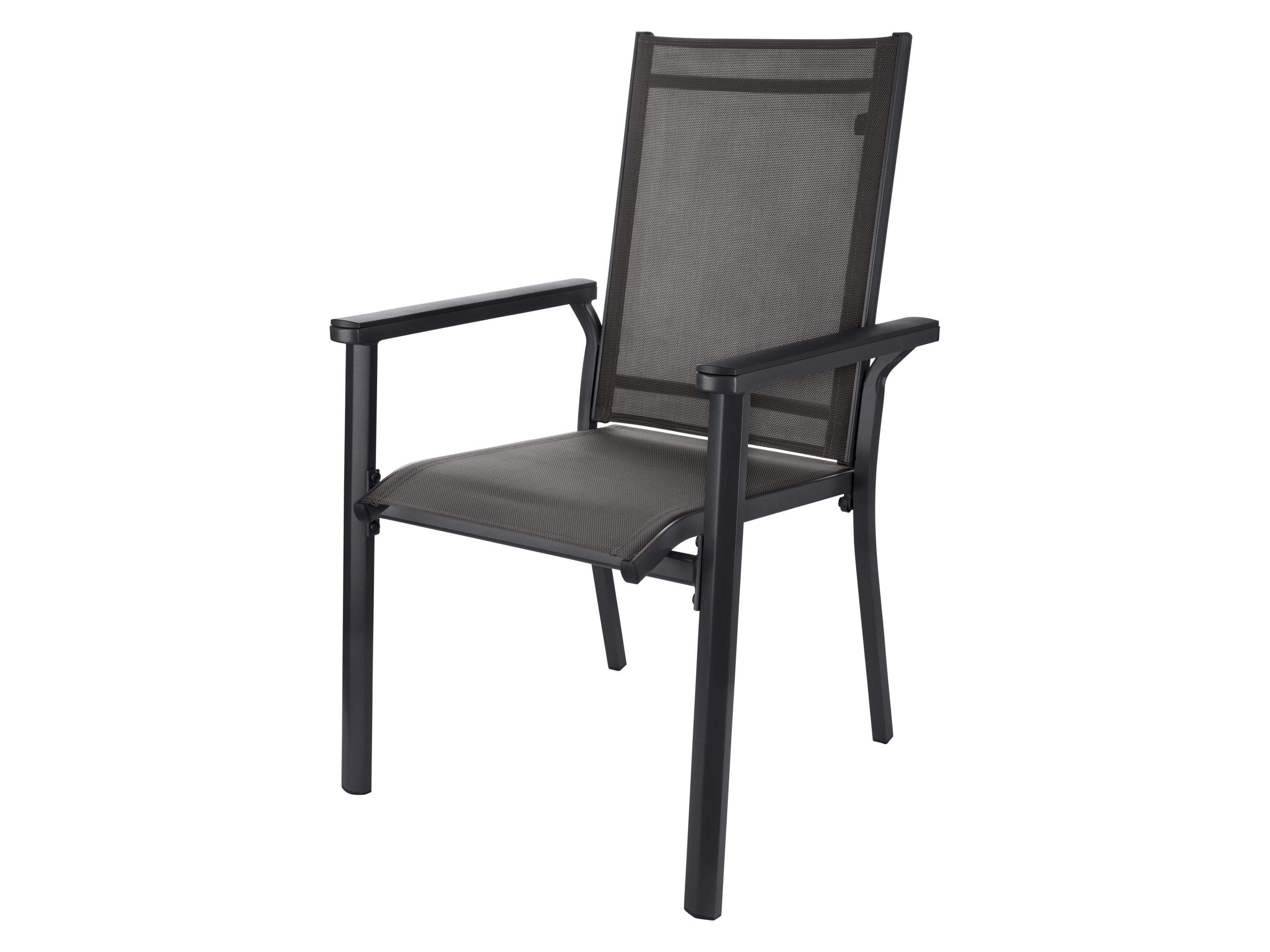 Livarno home Aluminiowe krzesło ogrodowe Houston, antracyt