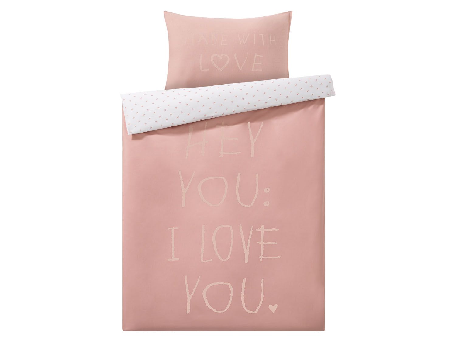 lupilu Pościel dziecięca z bawełny renforcé 135 x 100 Mauve