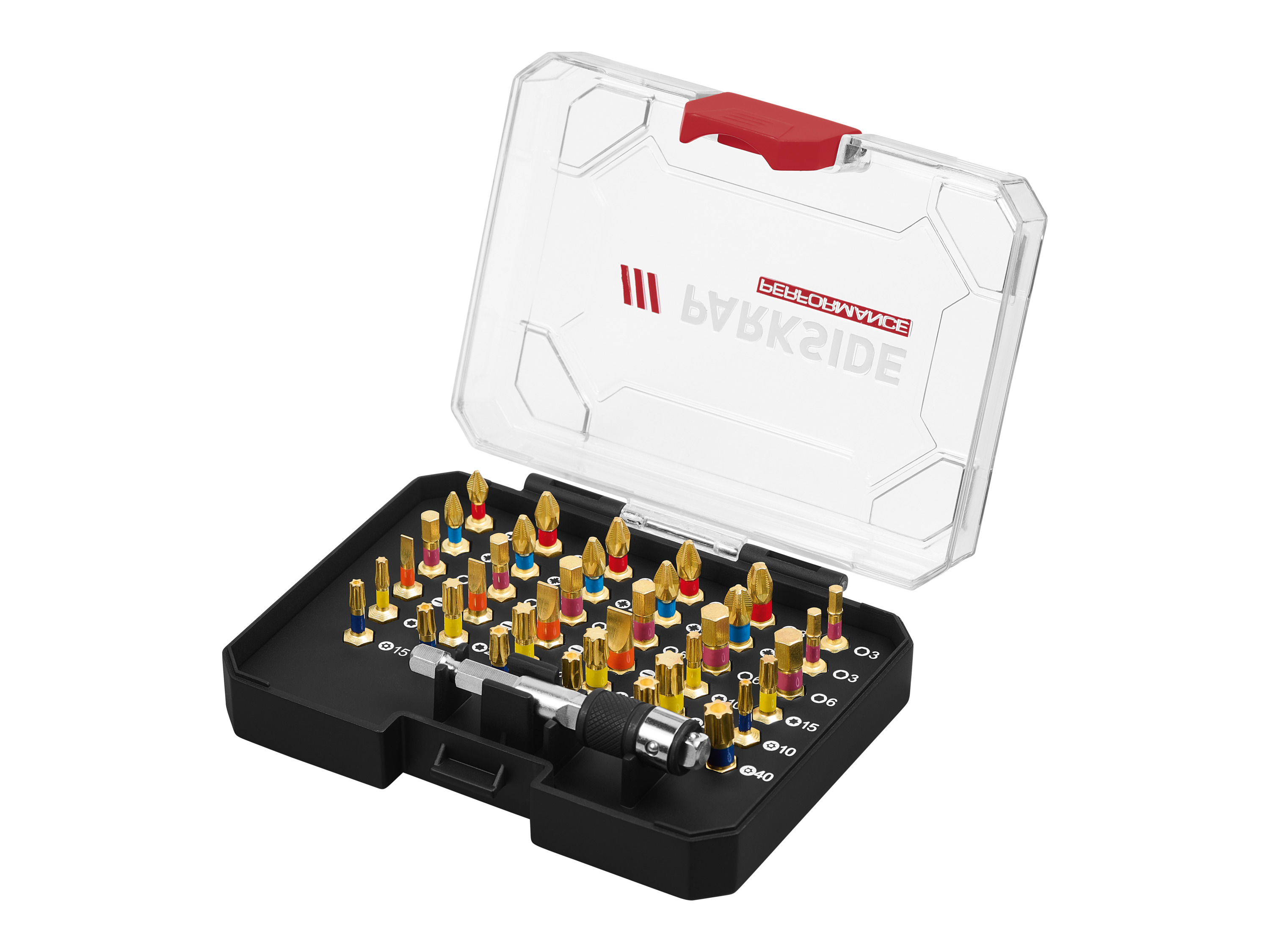 Parkside Performance Zestaw bitów i nasadek Zestaw bitów skrętnych