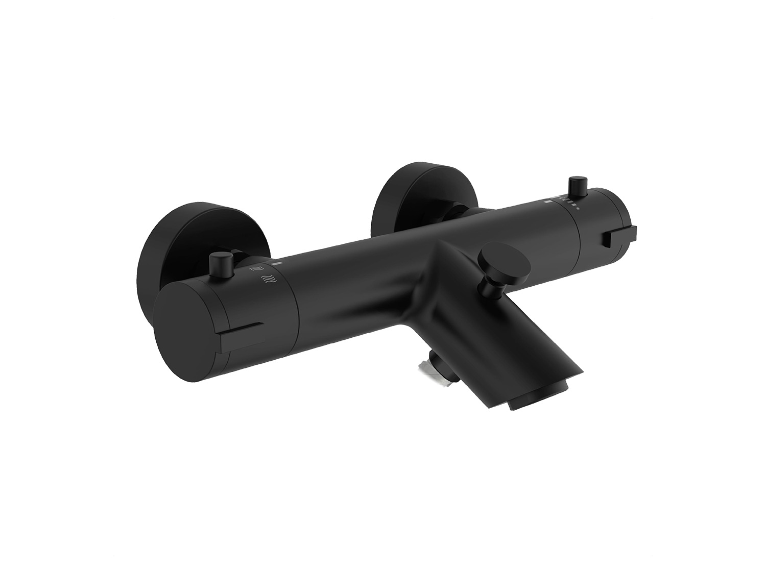 Schütte Termostatyczna bateria wannowa London Czarny, matowy