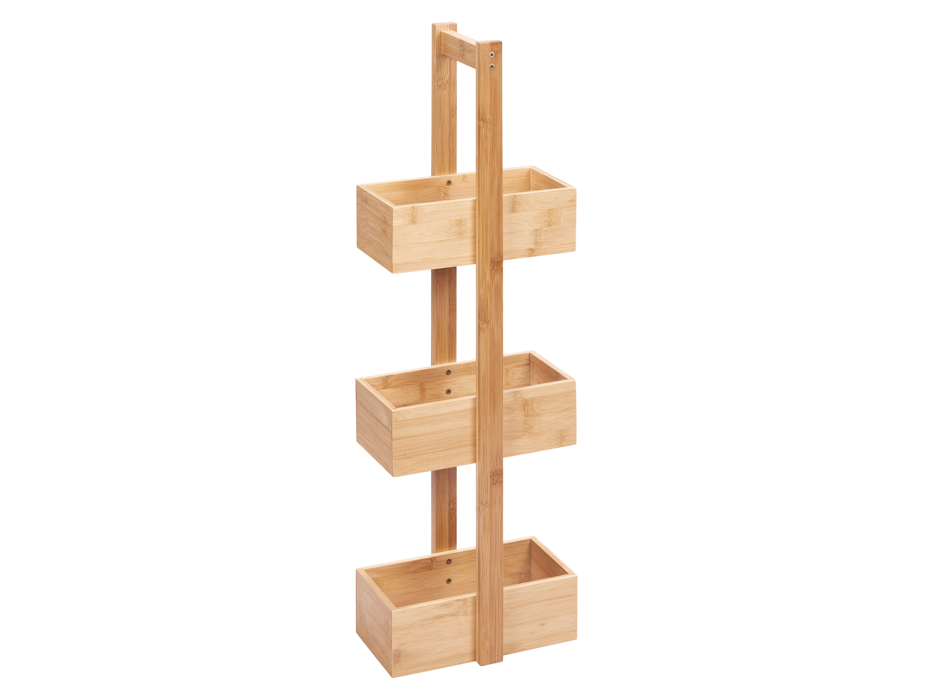 Livarno home Regał lub wieszak łazienkowy z bambusa Regał z koszami