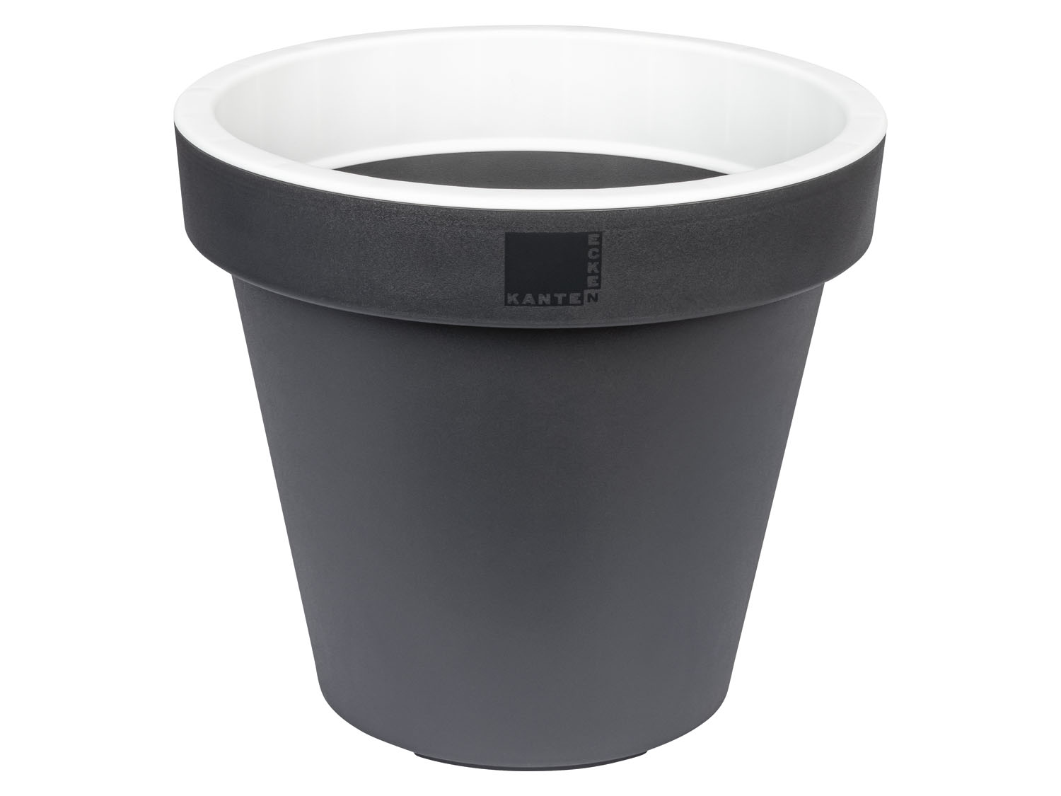 Parkside Donica lub zestaw 2 doniczek Doniczka, 2 sztuki, Antracytowy