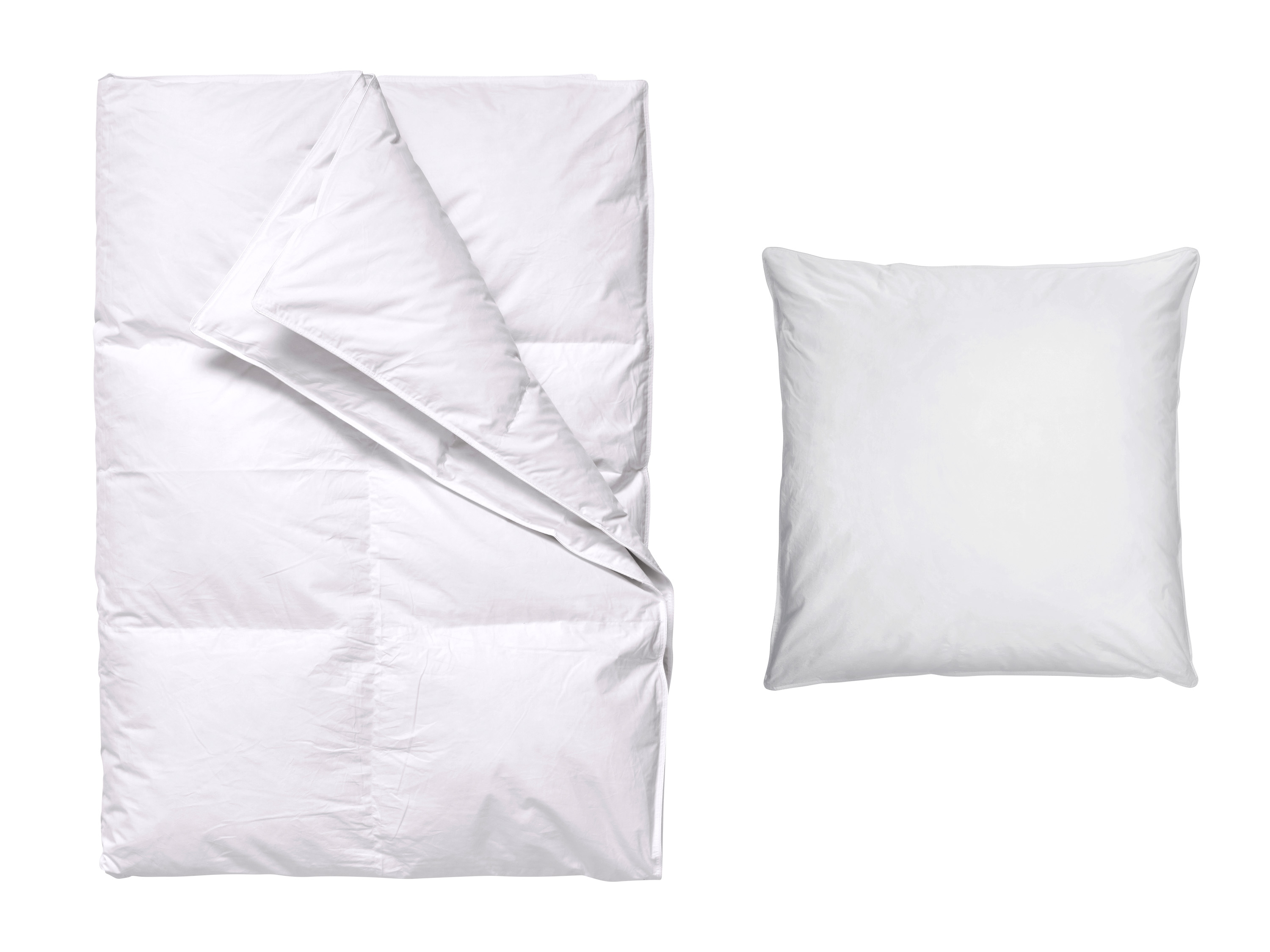 Livarno Zestaw Kołdra z pierza i puchu, 160 x 200 cm z poduszką z pierza i puchu, 80 x 70 cm