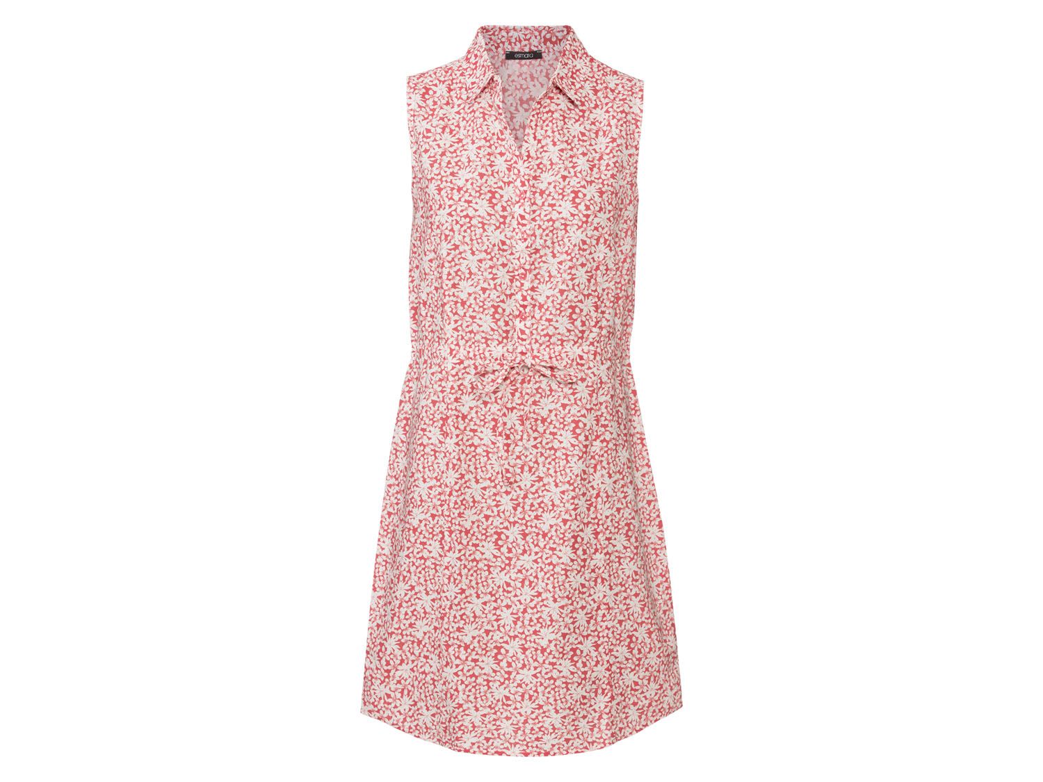 esmara Sukienka damska z lnem, 1 sztuka W drobne kwiaty, 44