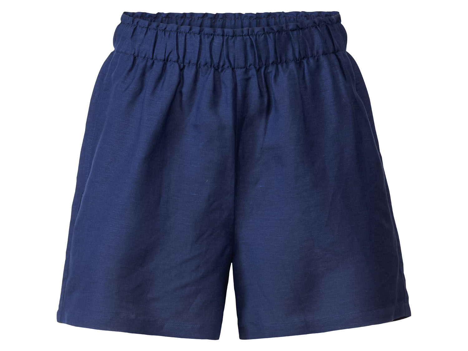 esmara Szorty damskie, z elastycznym ściągaczem typu paper bag 46, Ciemnoniebieski