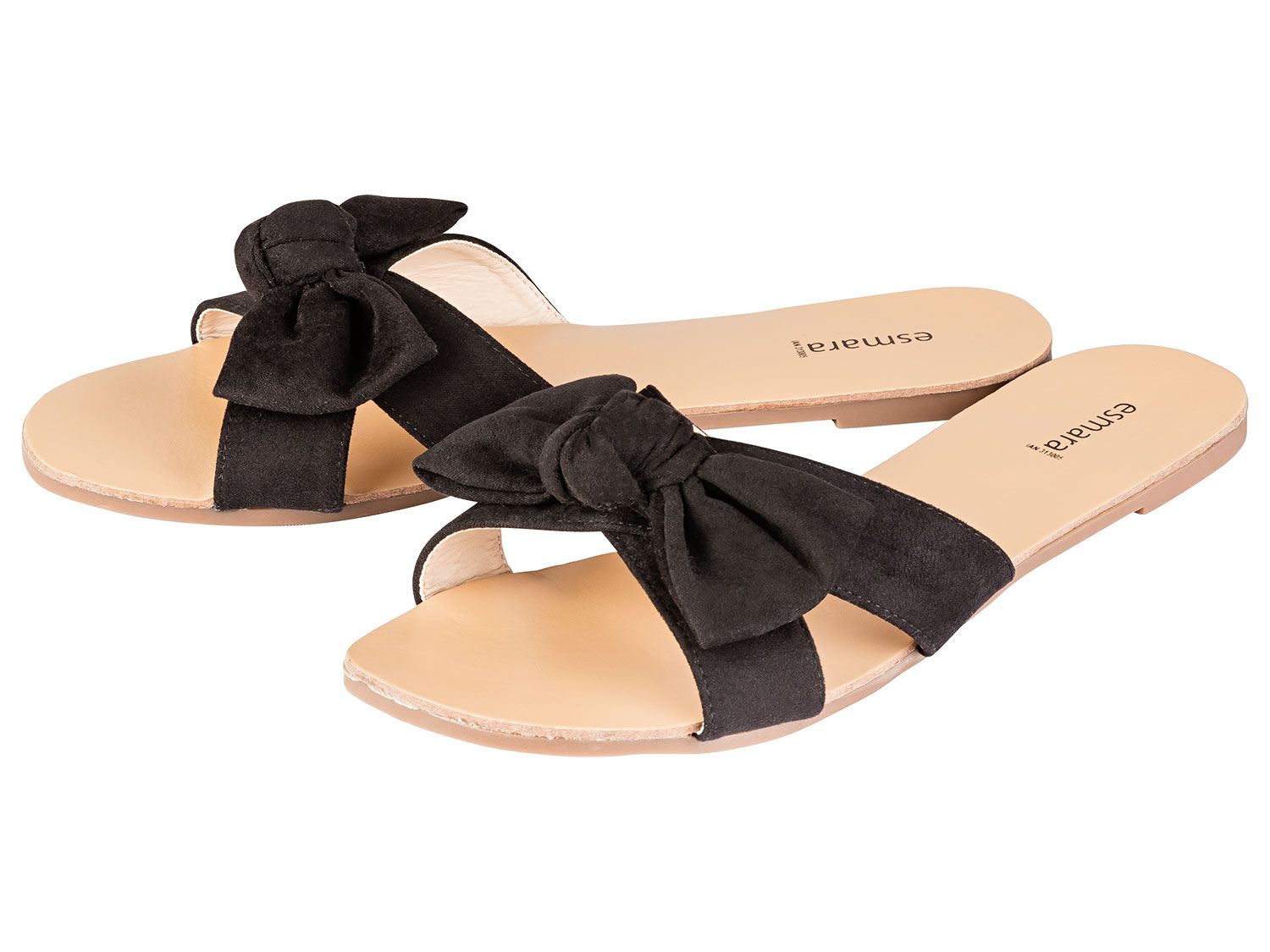 esmara Klapki damskie Czarny, 39