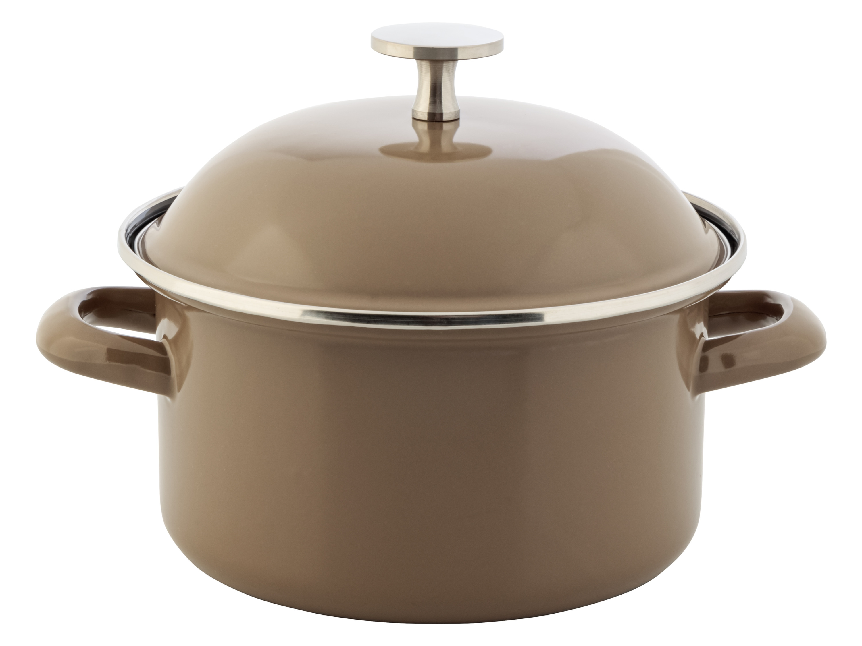 Livarno home Emaliowany garnek lub rondel z pokrywką lub garnek na mleko Garnek