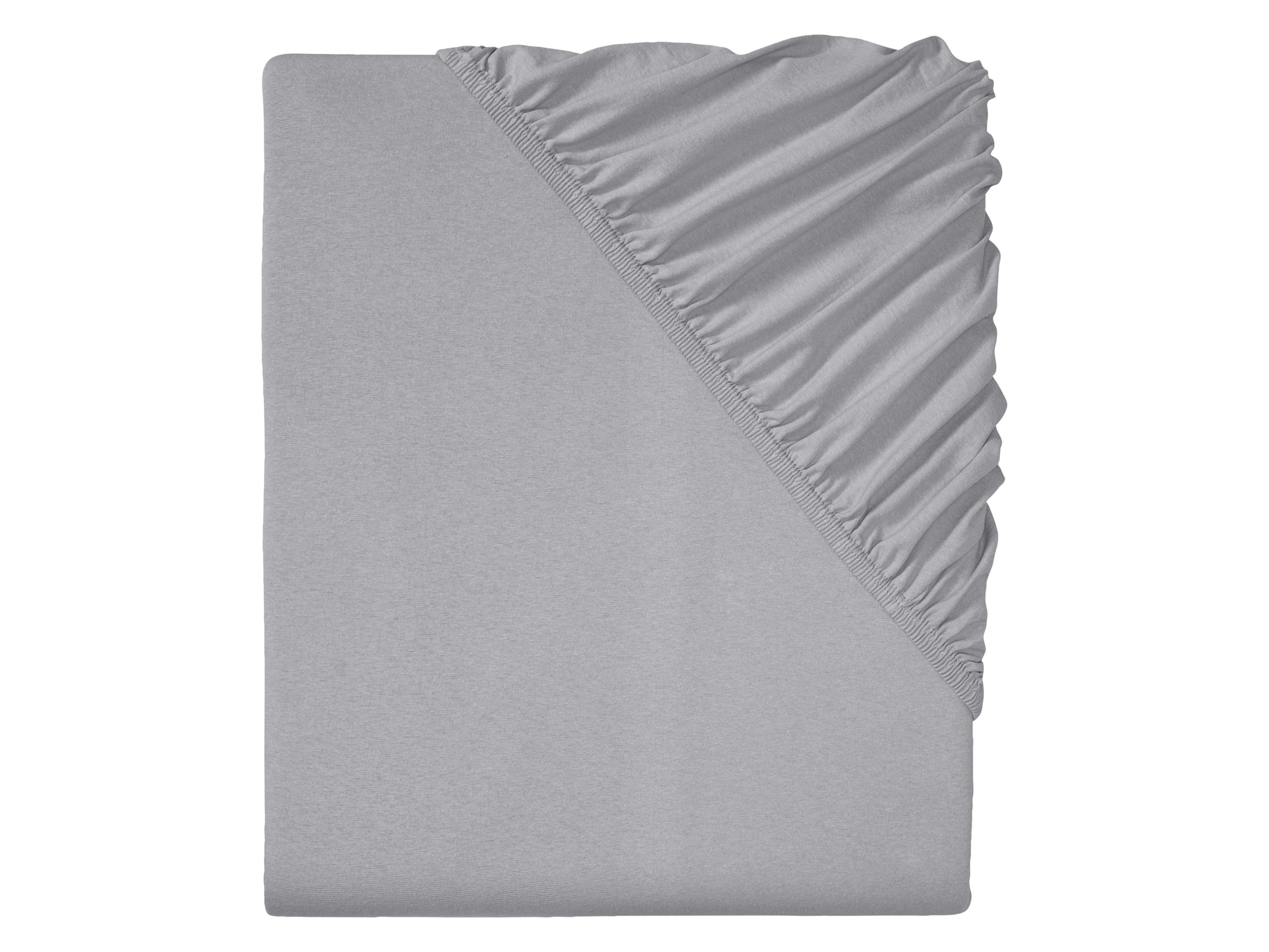Michalsky Prześcieradło z gumką, 180-200 x 200 cm Szary
