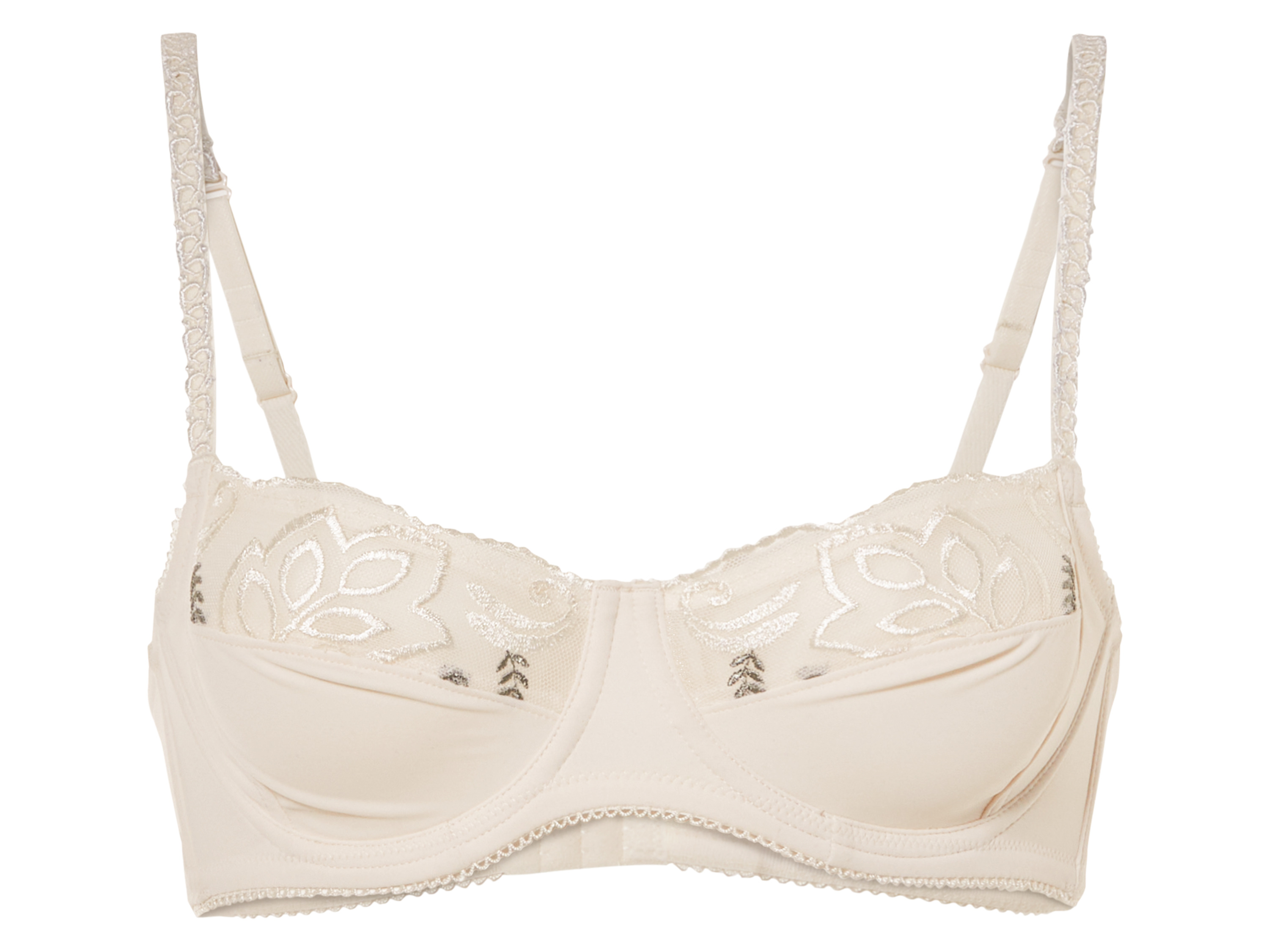 esmara Biustonosz damski z fiszbinami i haftem 90C, Różowy