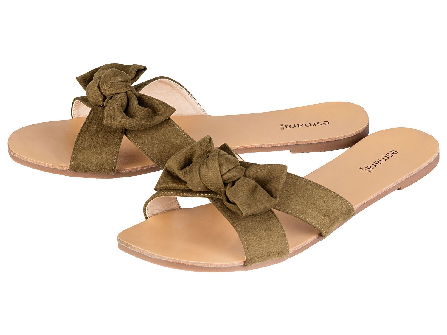 esmara Klapki damskie Khaki, 37