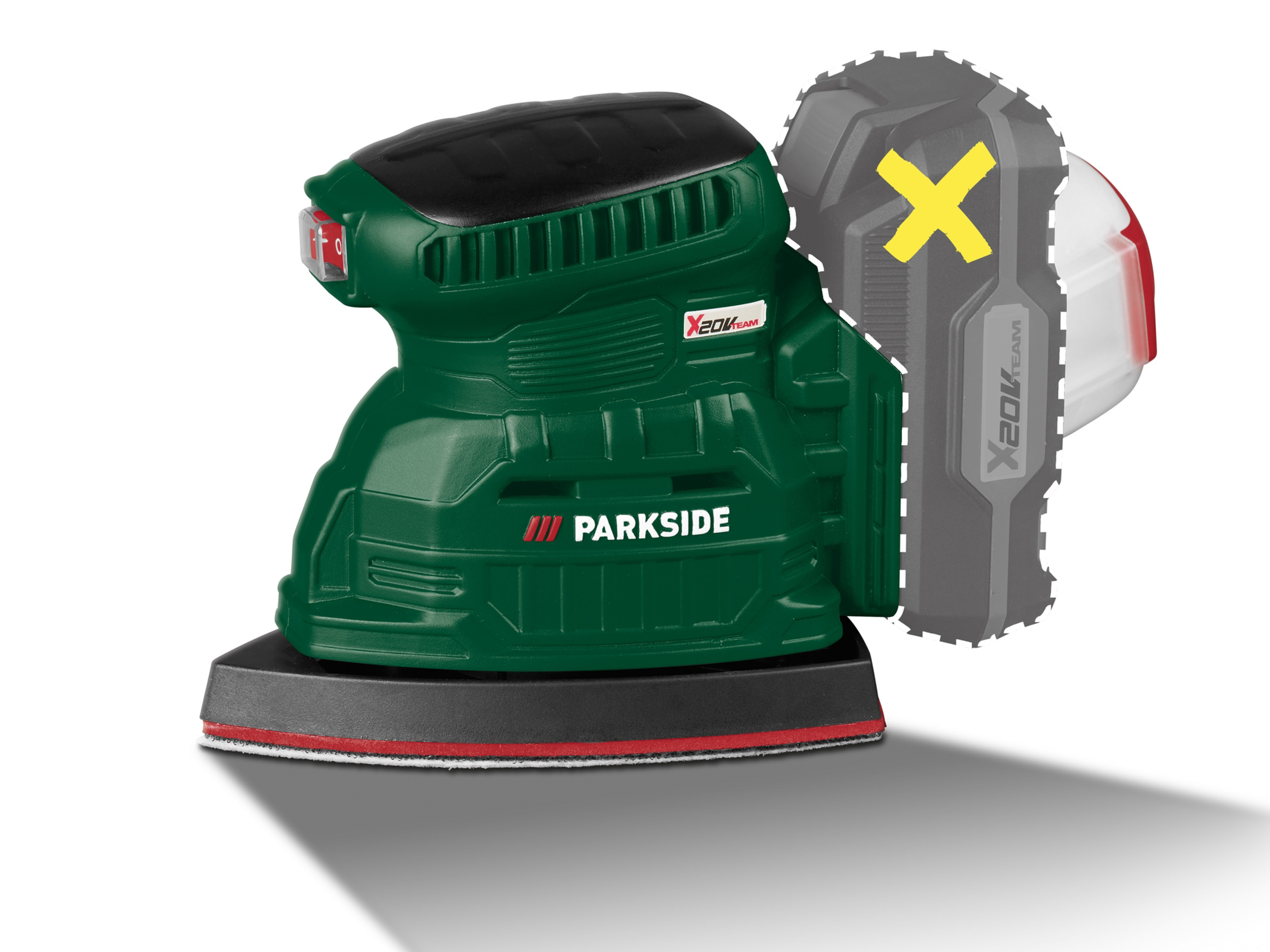 Parkside Akumulatorowa szlifierka uniwersalna Pamsg 20-Li A1 akumulatorowa szlifierka mimośrodowa Paexsg 20-Li A1 Szlifierka wielofunkcyjna