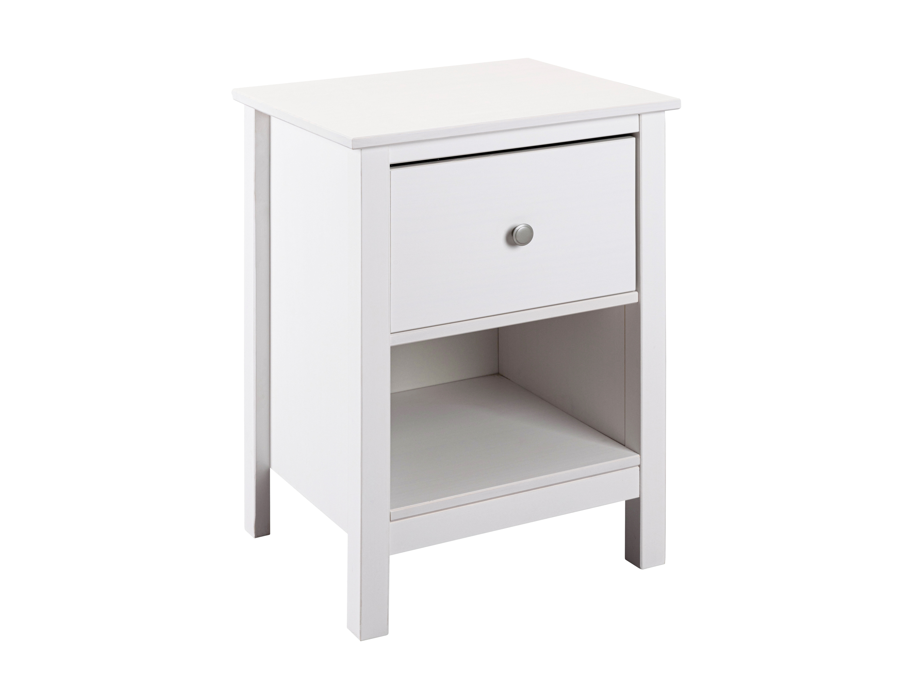 Inter Link Stolik nocny "Ivyna" z pojemną szufladą.