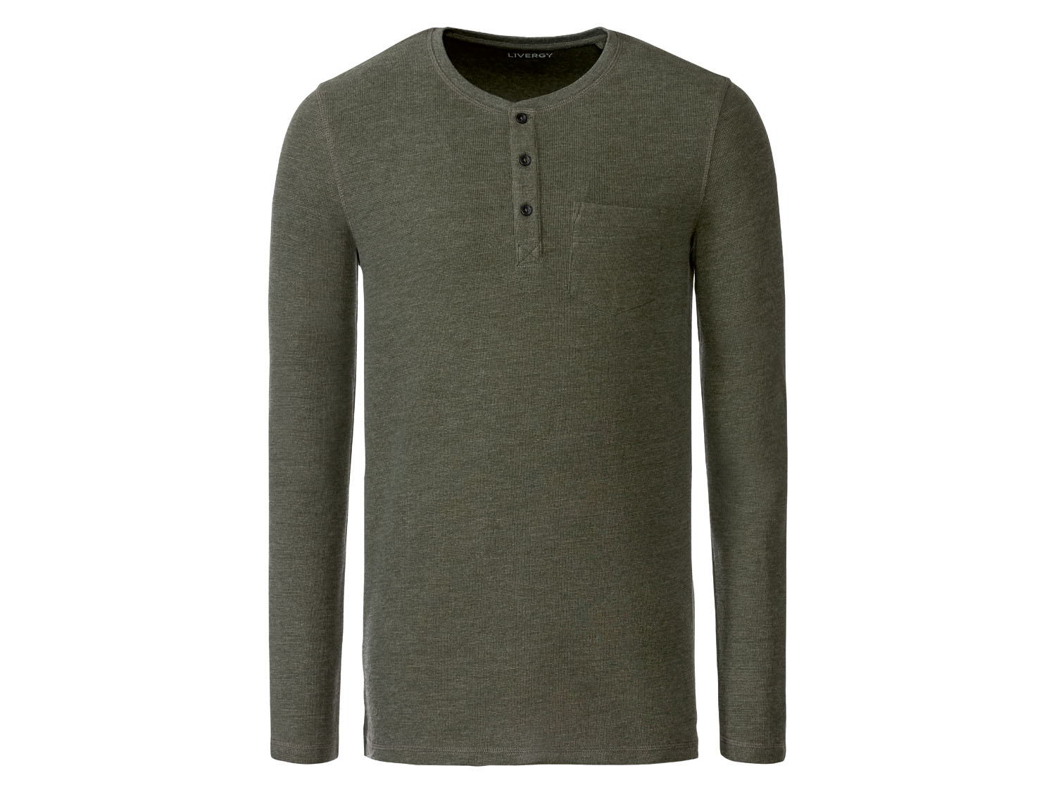 Livergy Bluzka męska, 1 sztuka Oliwkowy, M 48/50