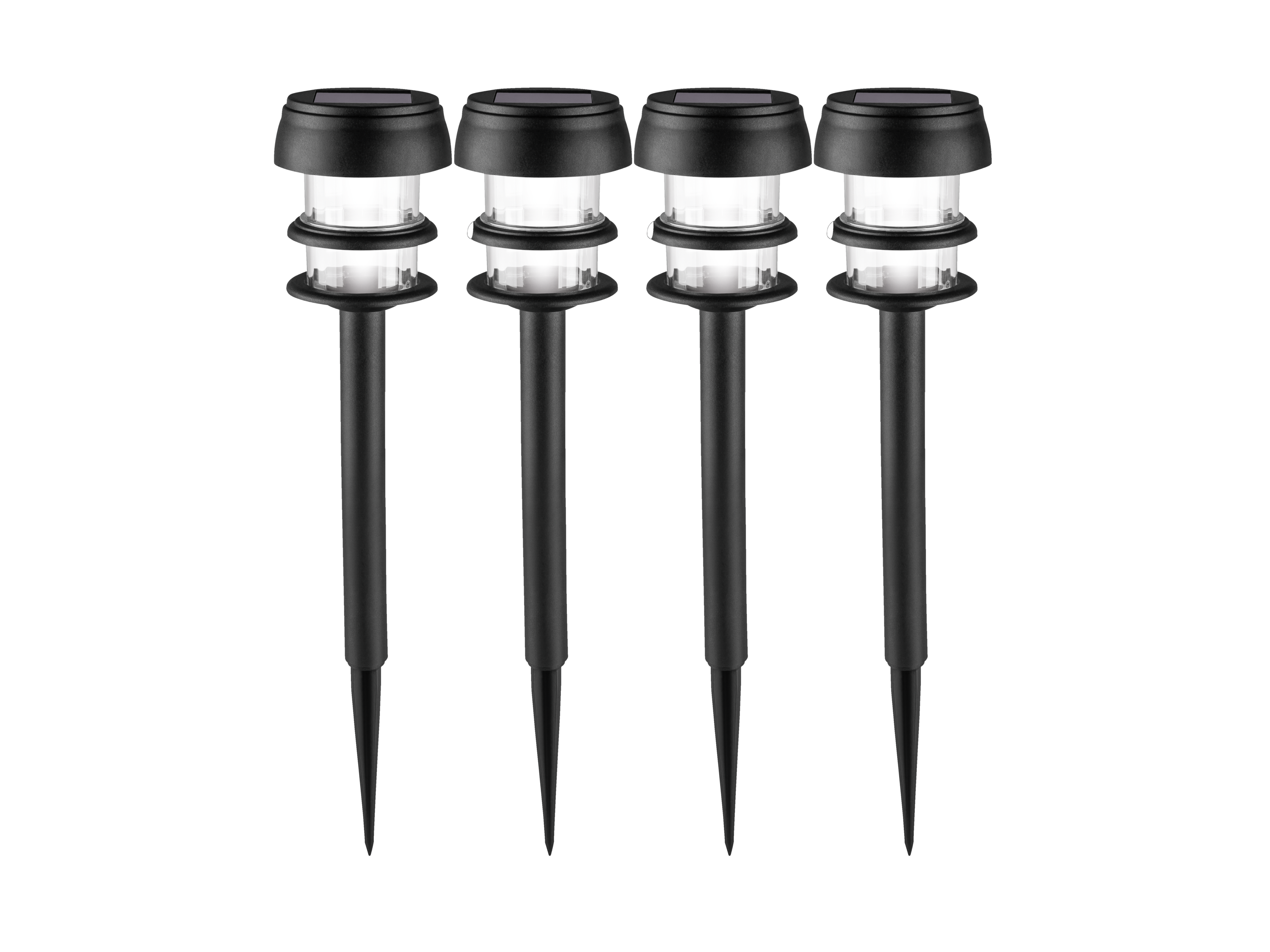 Livarno home Lampki ogrodowe solarne Led, 4 sztuki Wąski