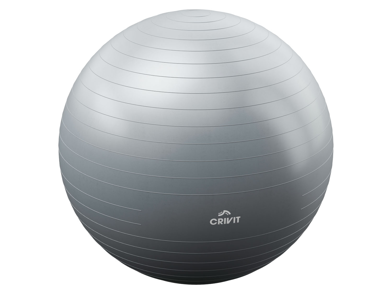 Crivit Piłka gimnastyczna, Ø 65 cm Szary