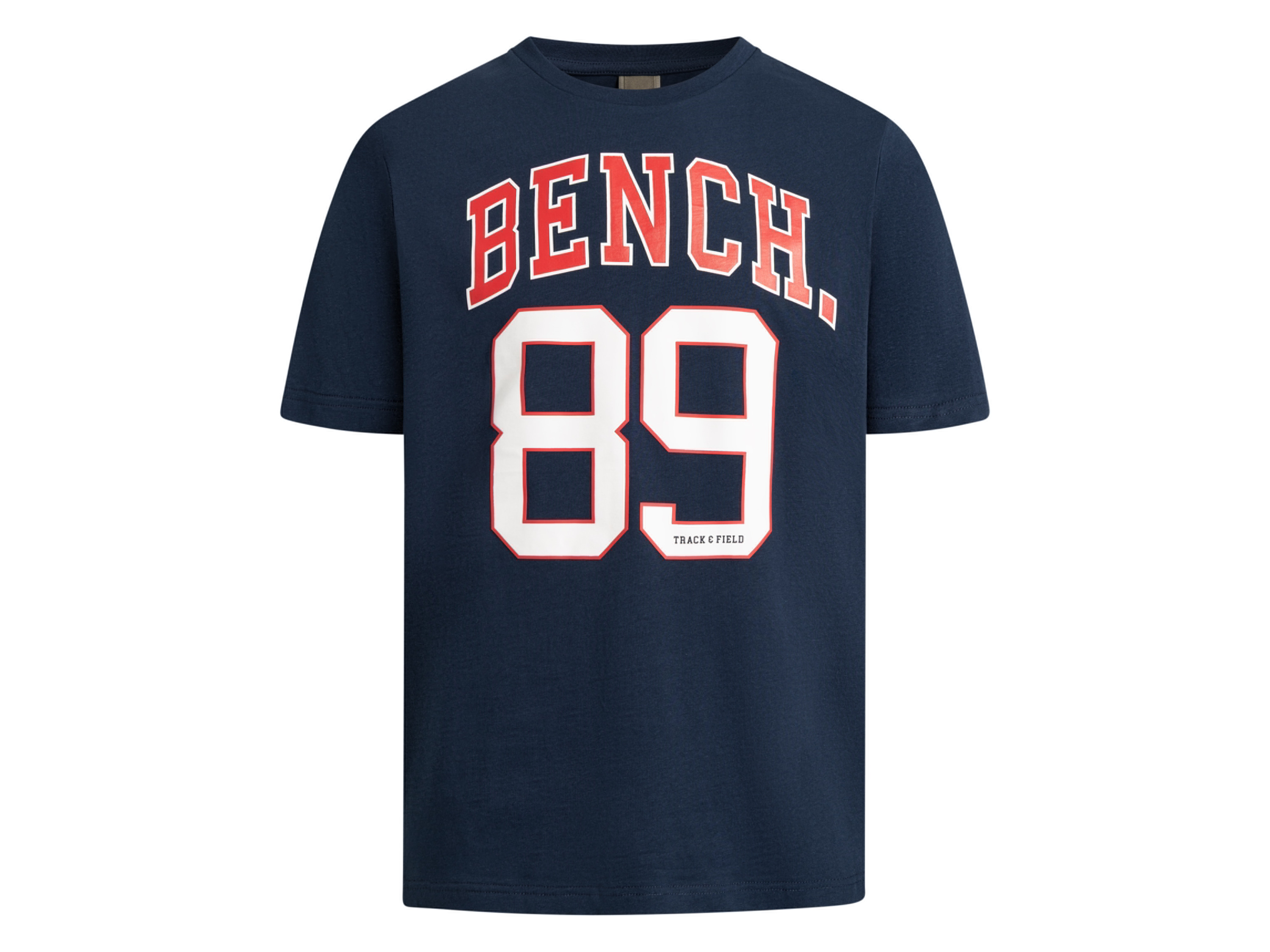 Bench T-shirt męski z bawełny Granatowy, XL