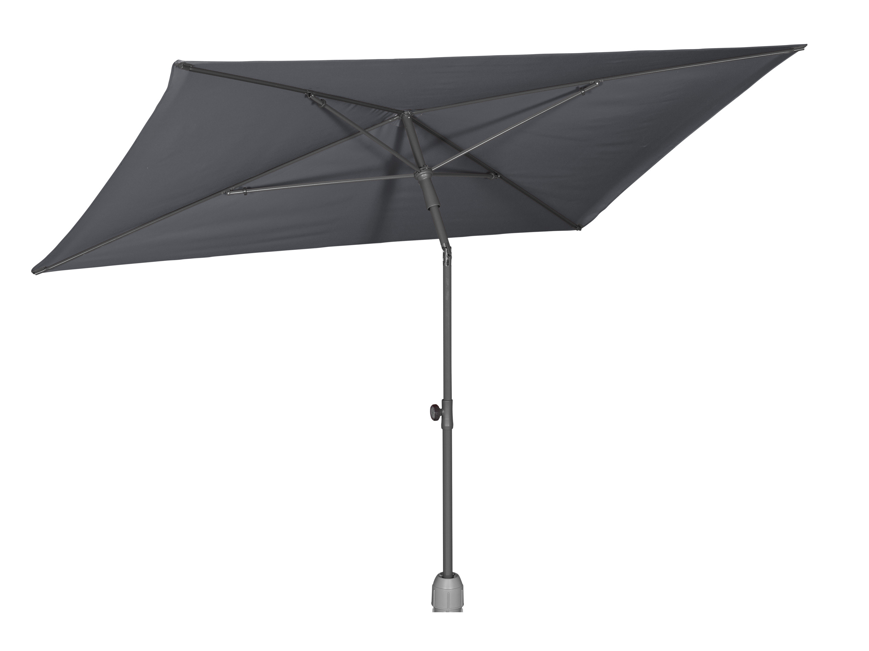 Livarno home Parasol ogrodowy, 210 x 140 cm Antracytowy