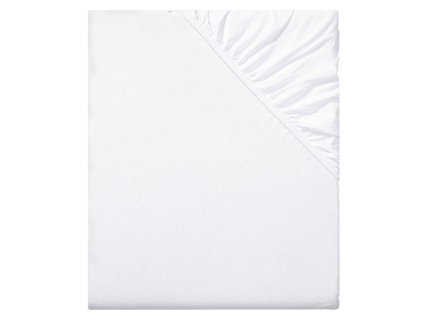 Livarno home Prześcieradło z dżerseju z gumką, 180–200 x 200 cm Biały