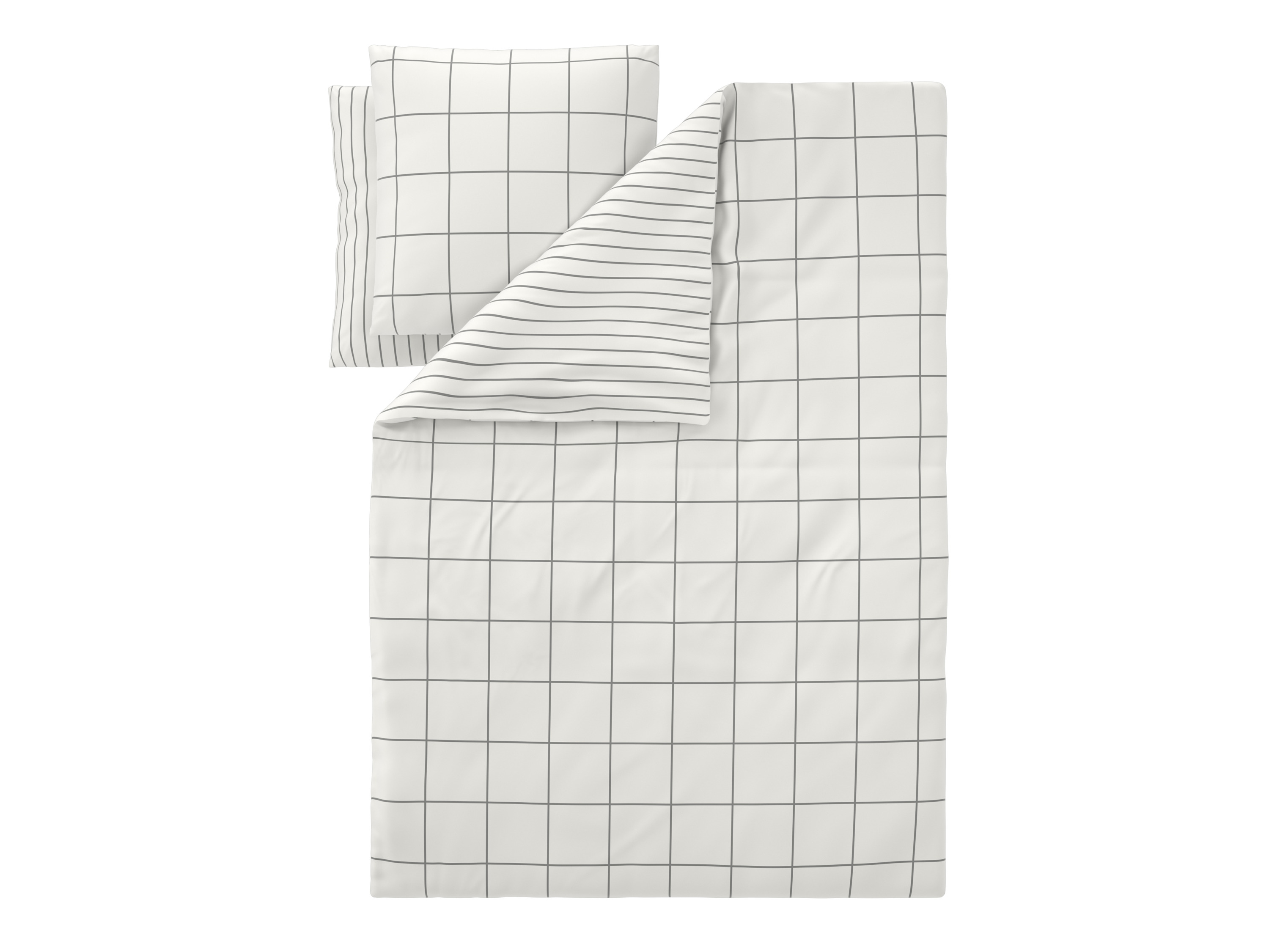 Livarno Pościel flanelowa z bawełną, 160 x 200 cm W kratkę