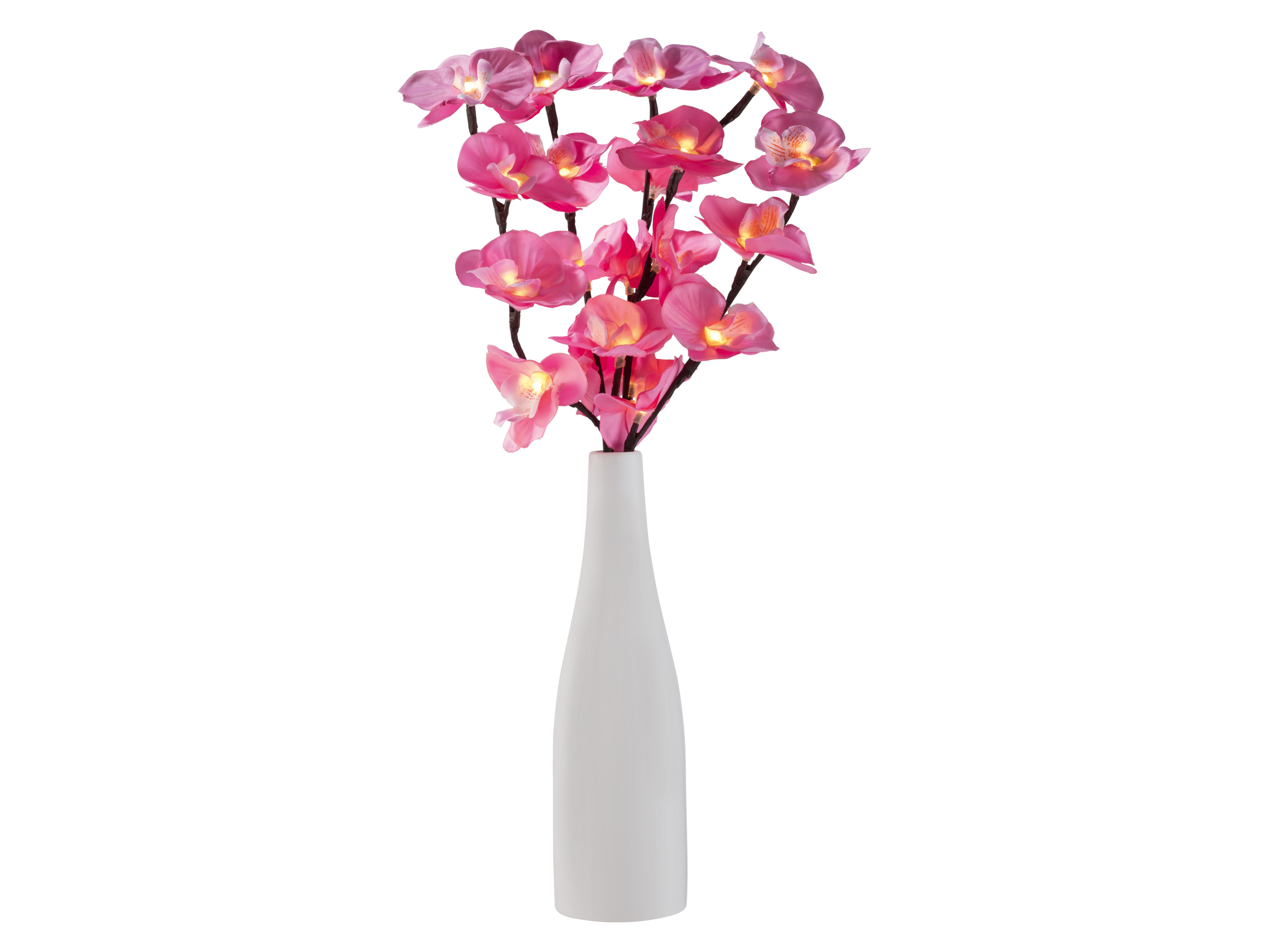 Livarno Wazon dekoracyjny z gałązką LED Kwiat orchidei, róża