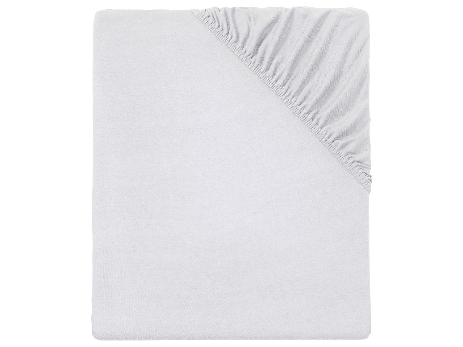 meradiso Prześcieradło z biobawełny z gumką, 90-100 x 200 cm Biały