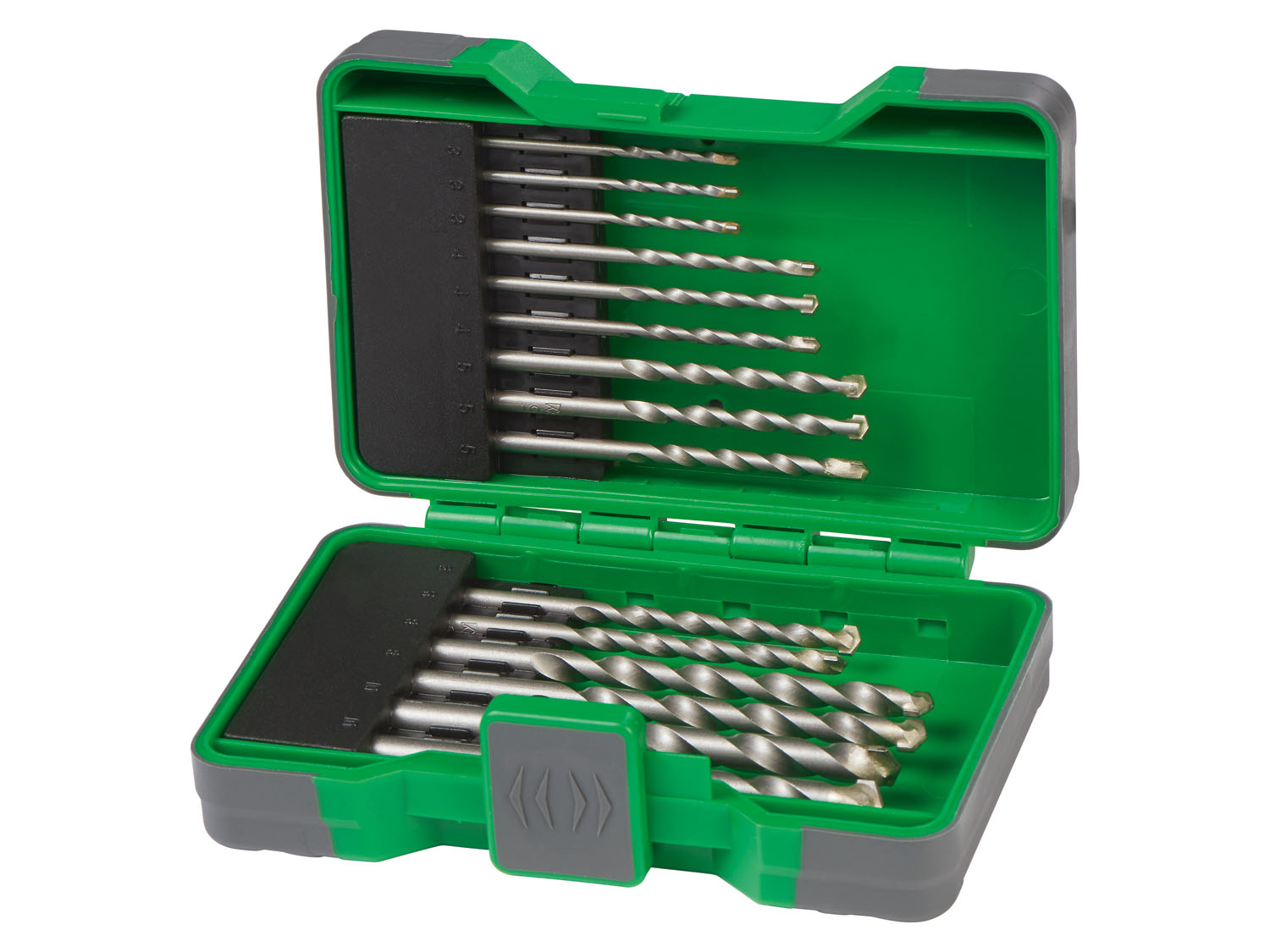 Parkside Zestaw wierteł, 15 elementów, lub bitów, 37 elementów Zestaw wierteł do kamienia