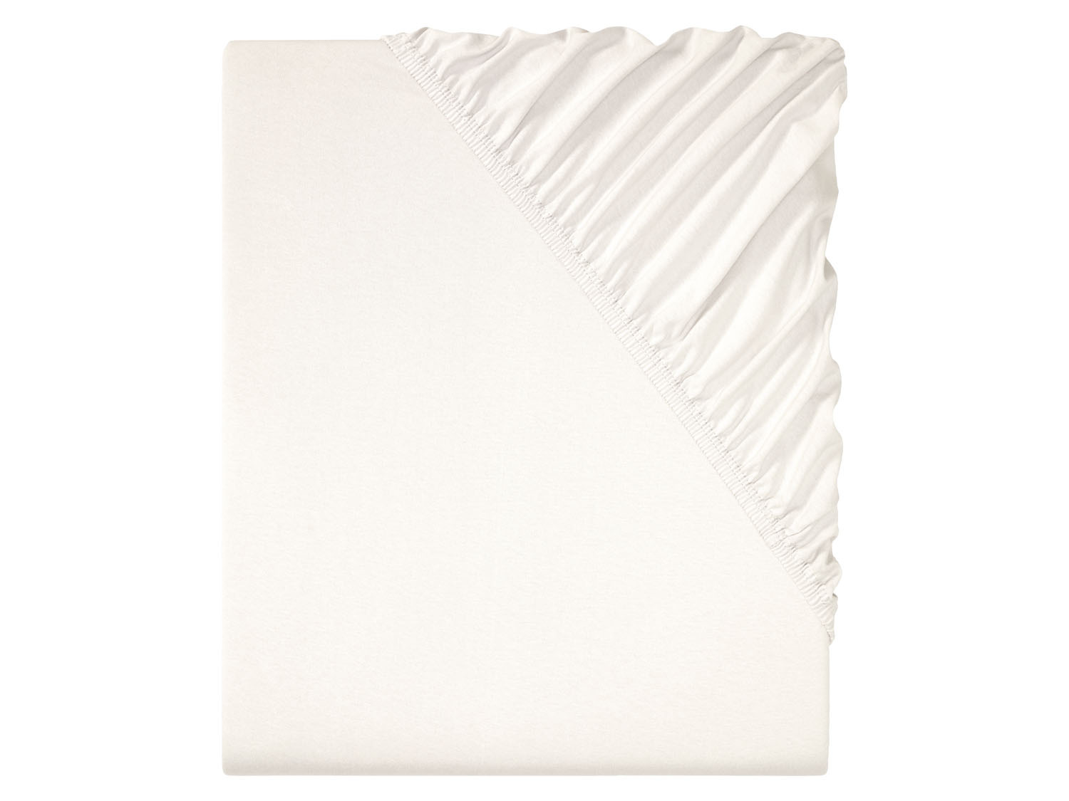 Livarno home Prześcieradło z dżerseju z gumką, 90-100 x 200 cm Biały