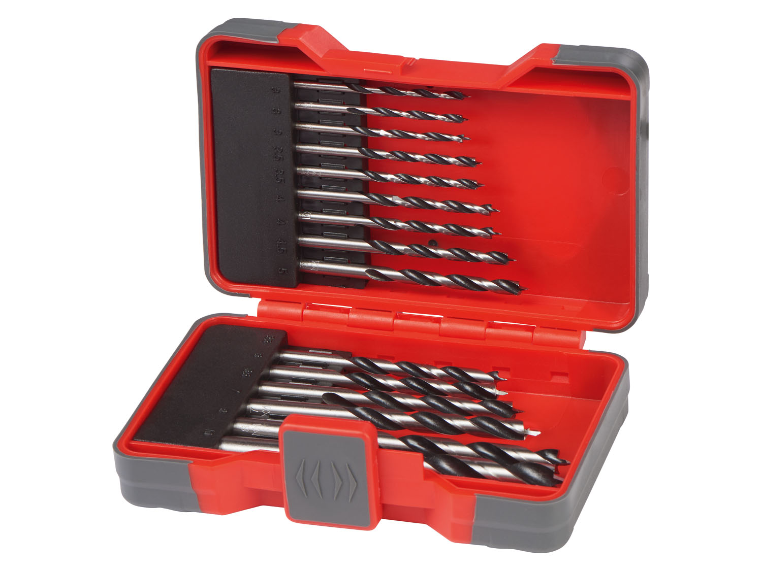 Parkside Zestaw wierteł, 15 elementów, lub bitów, 37 elementów Zestaw wierteł do drewna