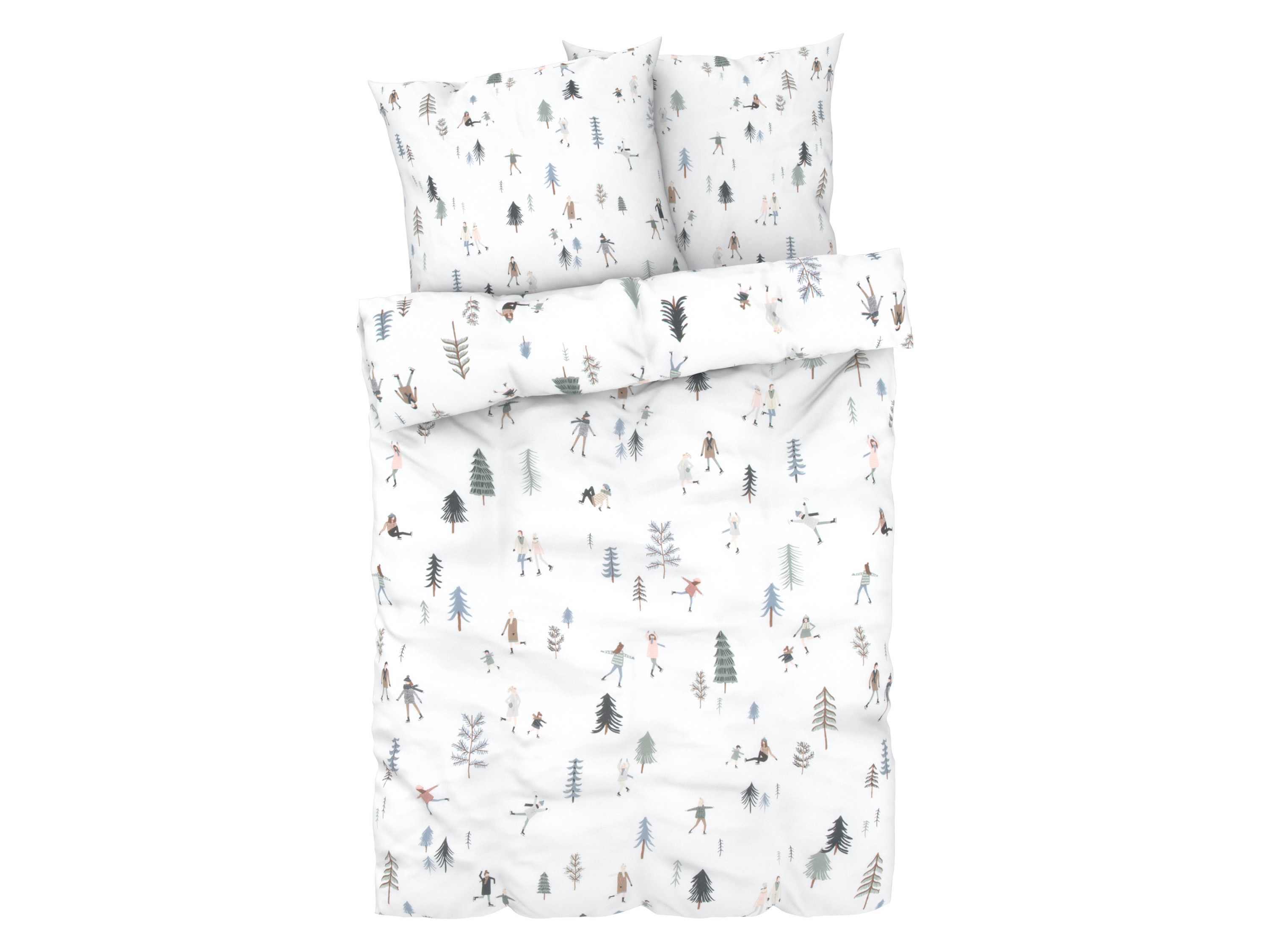 Livarno home Pościel flanelowa, 160 x 200 cm Kropki