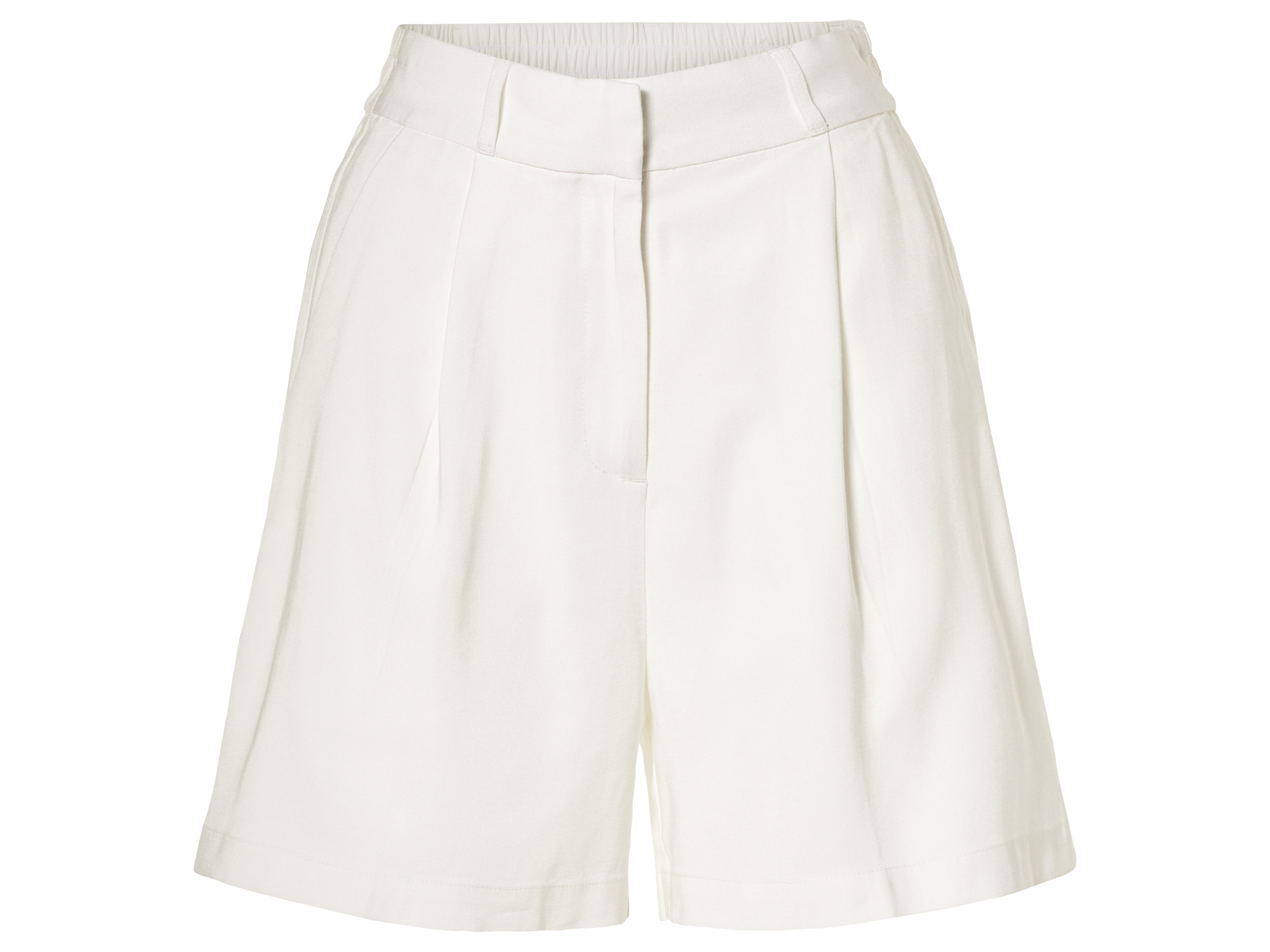 esmara Szorty damskie z wiskozą 38, Biały