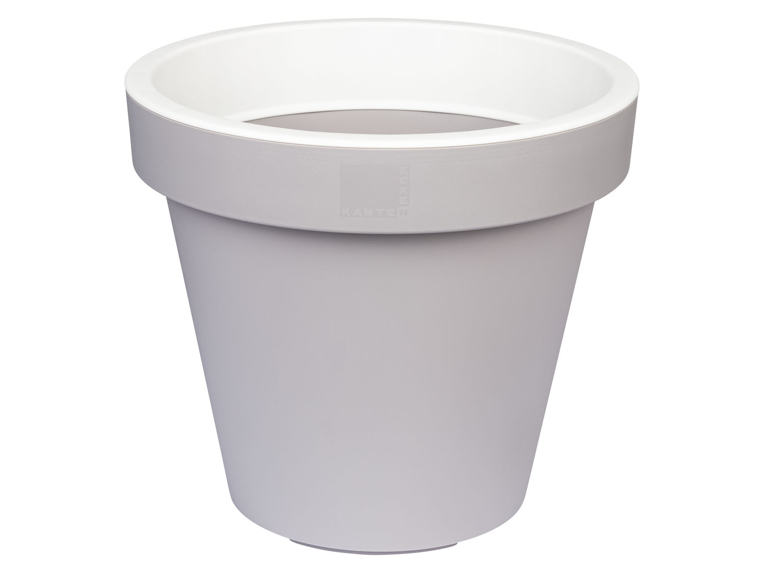 Parkside Donica lub zestaw 2 doniczek Doniczka, 2 sztuki, Jasnoszary