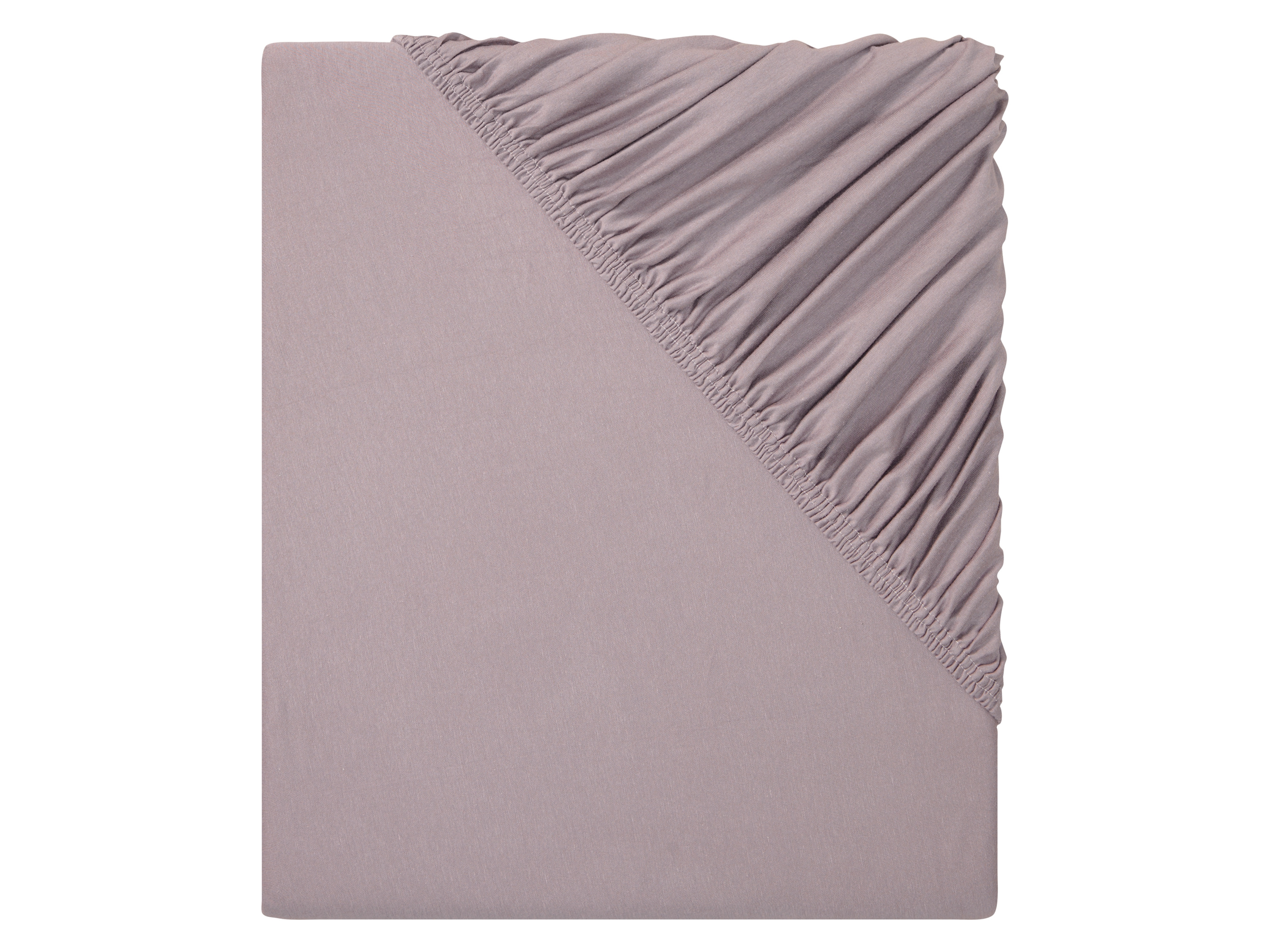 Livarno home Prześcieradło z dżerseju i modalu z gumką, 180-200 x 200 cm Różowy