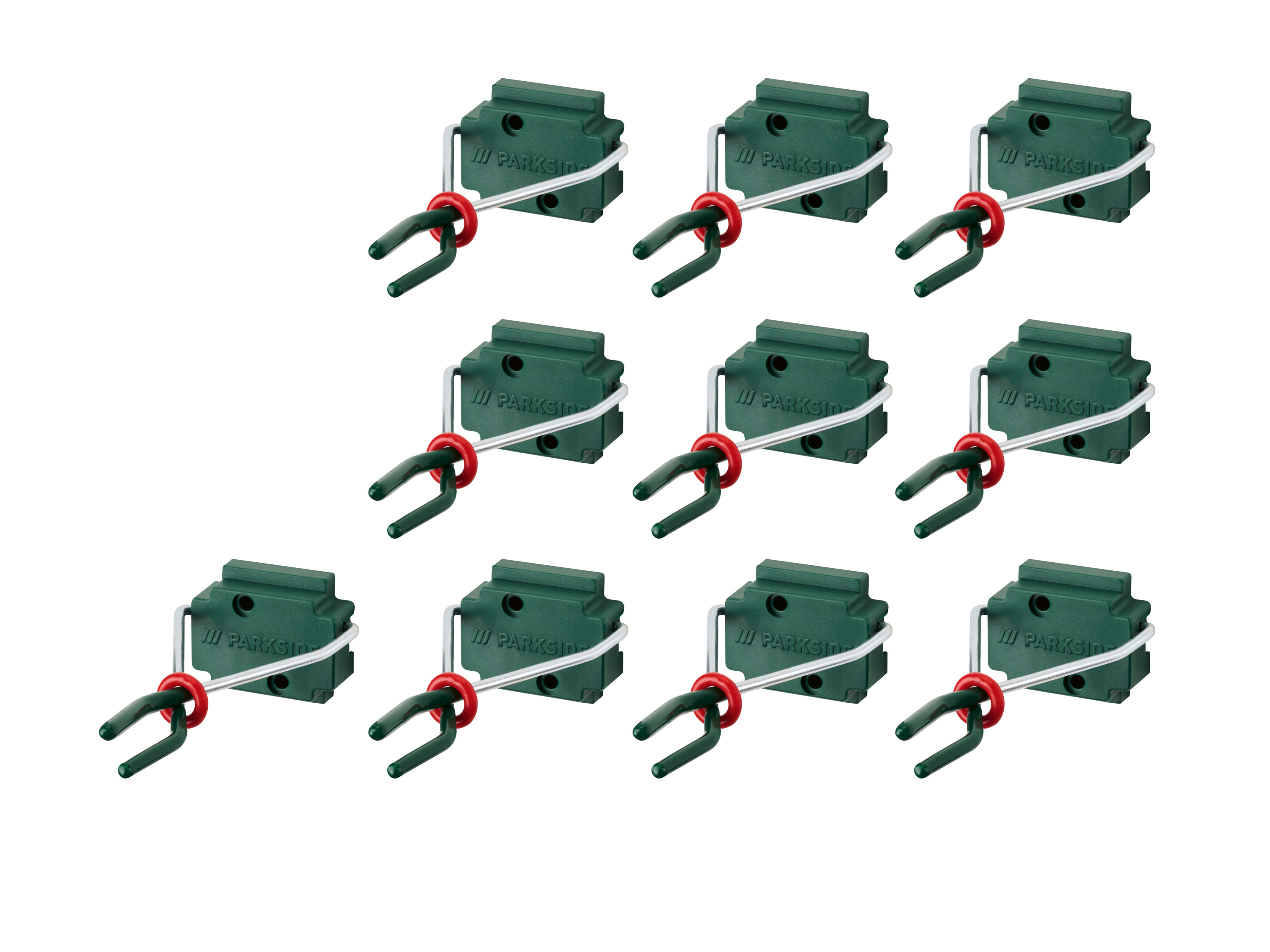 Parkside Uchwyt na narzędzia Zestaw uchwytów X 10 szt.