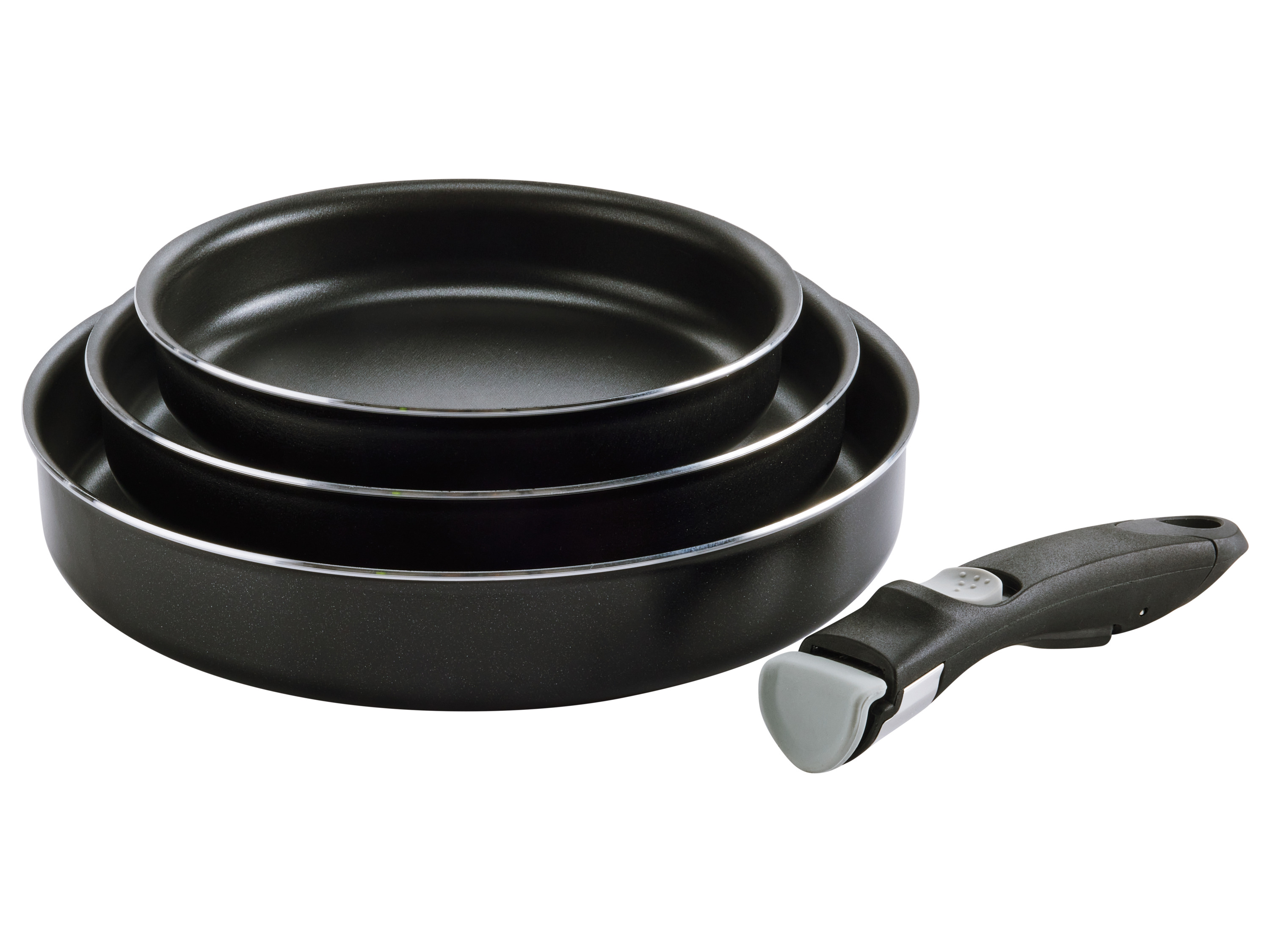 Crivit Zestaw 3 garnków lub patelni Zestaw patelni