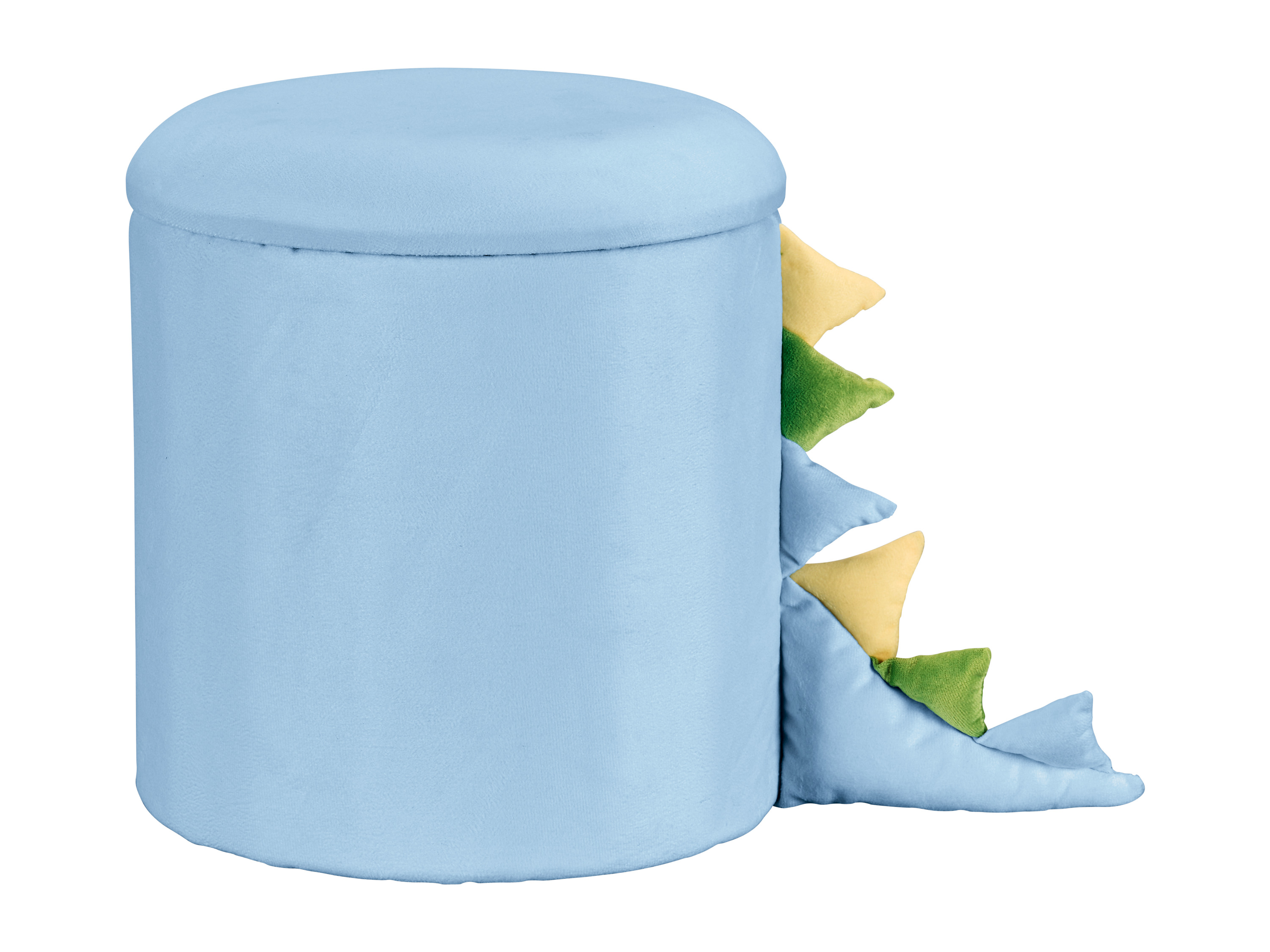 Livarno home Puf dla dzieci z pojemnikiem lub Stołek na drewnianych nóżkach Dinozaur, pojemnik do przechowywania