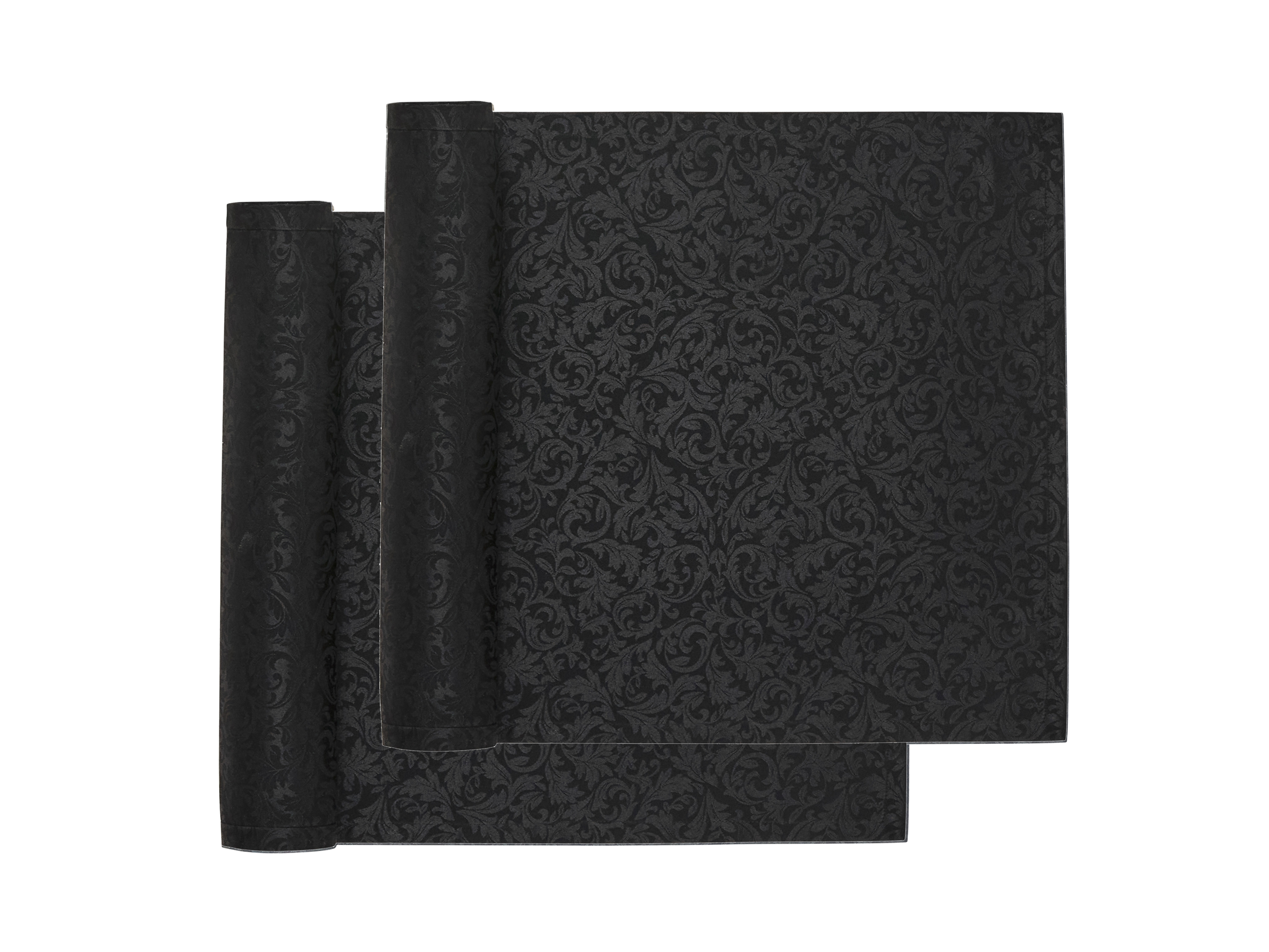 Livarno Obrus żakardowy lub zestaw bieżników żakardowych 50 x 150 cm, Czarny