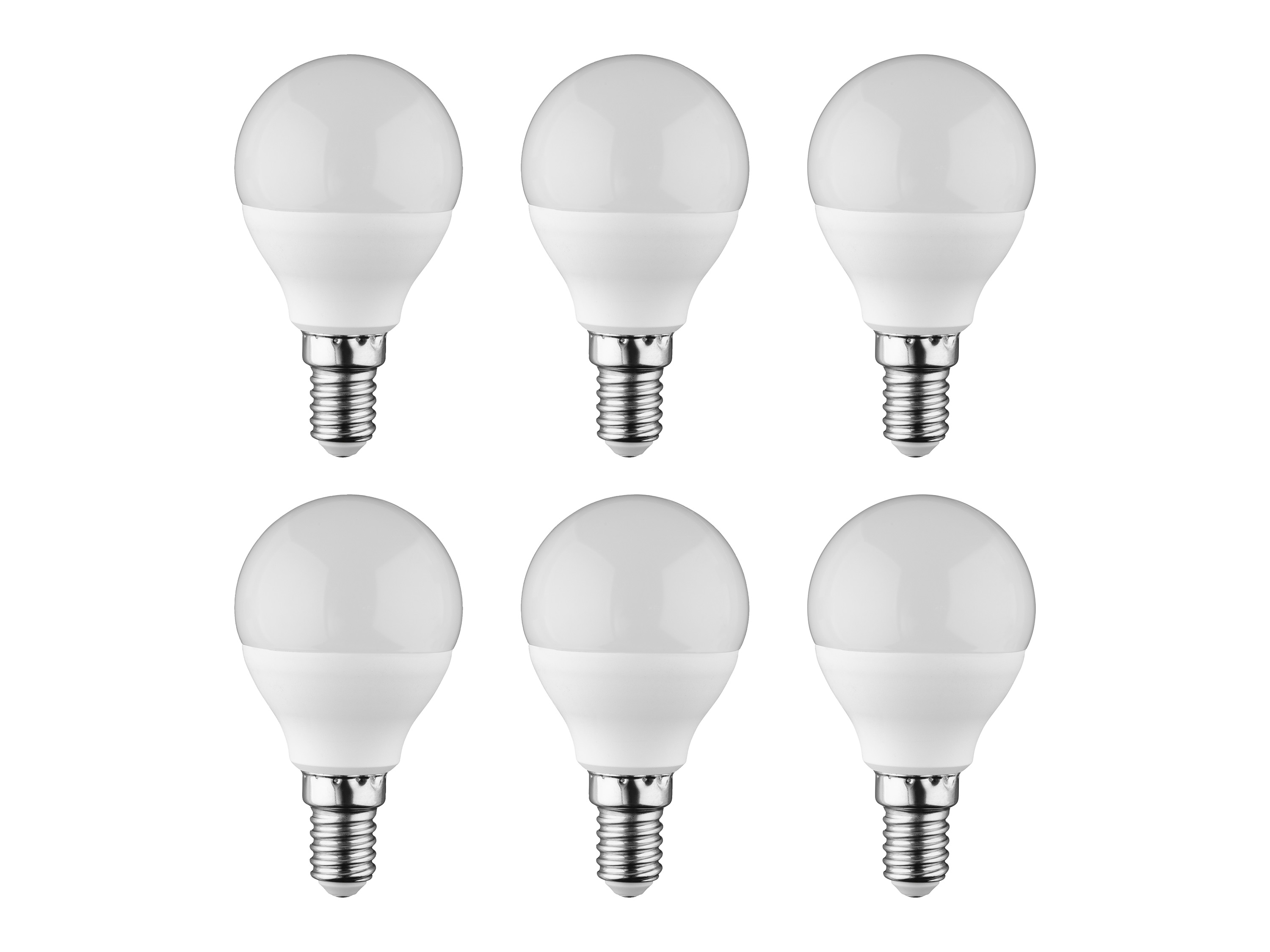 Livarno home Żarówki Led, 3 W, 6 sztuk Kula E14, 3 W