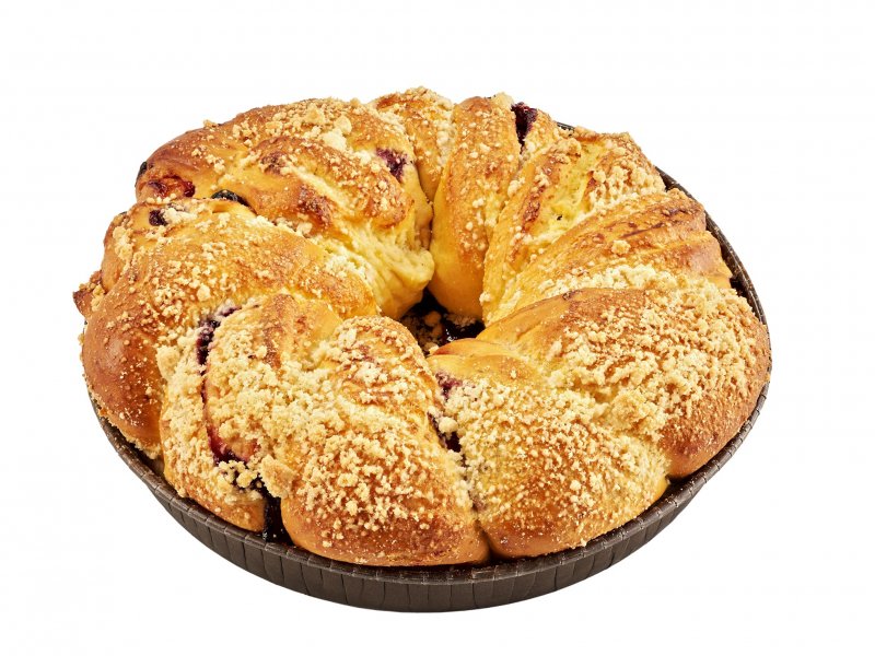 Wianek z Serem Twarogowym i Porzeczką 630 g - Piekarnie Cukiernie Putka